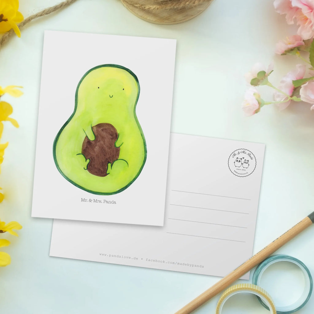 Postkarte Avocado Kern Postkarte, Karte, Geschenkkarte, Grußkarte, Einladung, Ansichtskarte, Geburtstagskarte, Einladungskarte, Dankeskarte, Ansichtskarten, Einladung Geburtstag, Einladungskarten Geburtstag, Avocado, Veggie, Vegan, Gesund, Avokado, Avocadokern, Kern, Pflanze, Spruch Leben