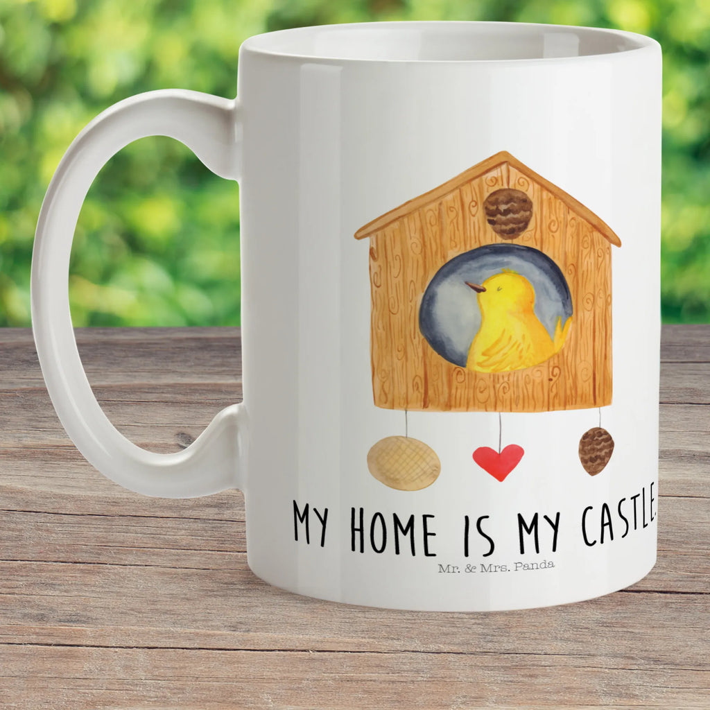 Kindertasse Vogel Haus Kindertasse, Kinder Tasse, Kunststoff Tasse, Kindergarten Tasse, Trinkbecher, Camping Becher, Kaffeetasse, Kunststoffbecher, Kindergartenbecher, Outdoorgeschirr, Kunststoffgeschirr, Reisebecher, Reisetasse, Kinderbecher, Bruchfeste Tasse, Bruchsichere Tasse, Plastik Tasse, Plastiktasse, Tiermotive, Gute Laune, lustige Sprüche, Tiere, Vogel, Vögel, Vogelhaus, Vogelhäuschen, Home sweet home, Zuhause, Nest, Eigenheim, Familie, Wohnung, Haus, unser Haus, Lieblingsort, Castle