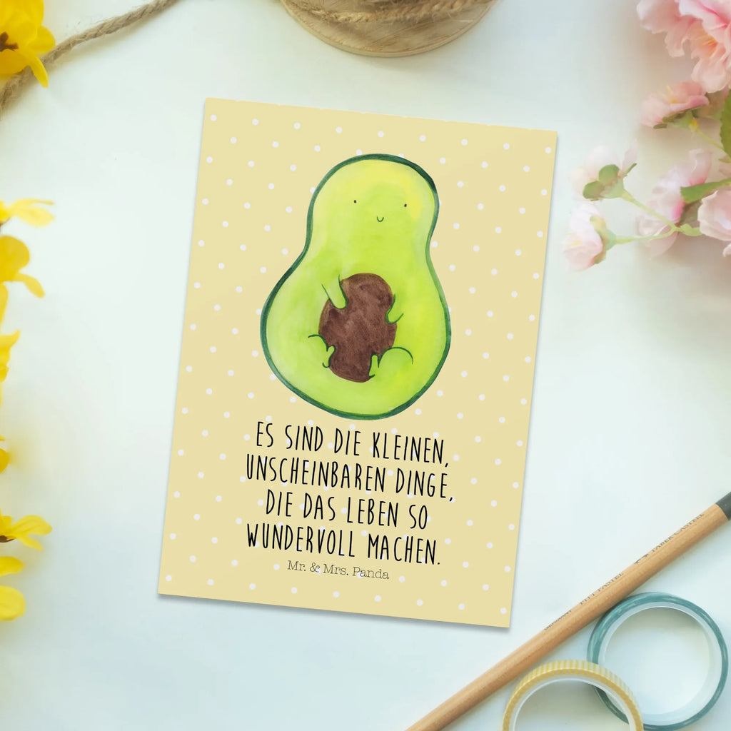 Postkarte Avocado Kern Postkarte, Karte, Geschenkkarte, Grußkarte, Einladung, Ansichtskarte, Geburtstagskarte, Einladungskarte, Dankeskarte, Ansichtskarten, Einladung Geburtstag, Einladungskarten Geburtstag, Avocado, Veggie, Vegan, Gesund, Avokado, Avocadokern, Kern, Pflanze, Spruch Leben