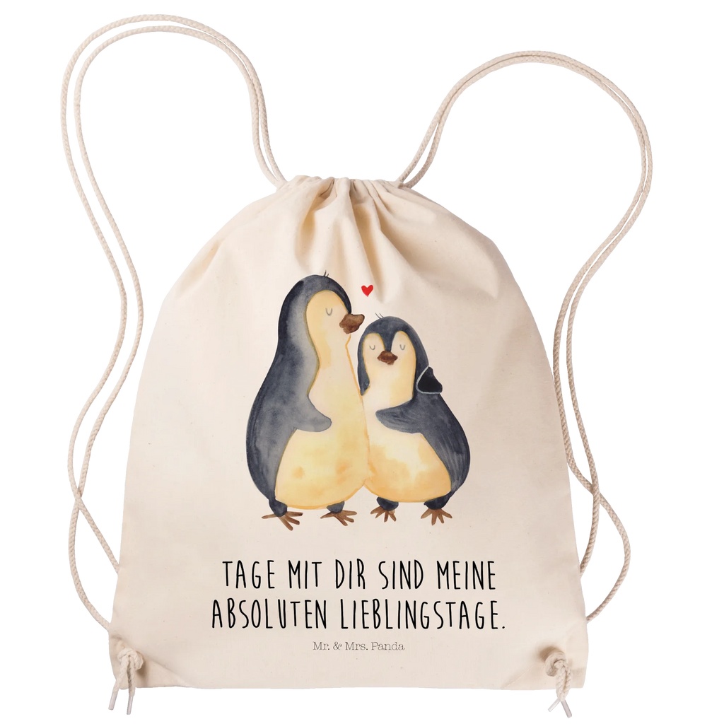 Sportbeutel Pinguin umarmen Sportbeutel, Turnbeutel, Beutel, Sporttasche, Tasche, Stoffbeutel, Sportbeutel Kinder, Gymsack, Beutel Rucksack, Kleine Sporttasche, Sportzubehör, Turnbeutel Baumwolle, Pinguin, Liebe, Liebespaar, Liebesbeweis, Liebesgeschenk, Verlobung, Jahrestag, Hochzeitstag, Hochzeit, Hochzeitsgeschenk