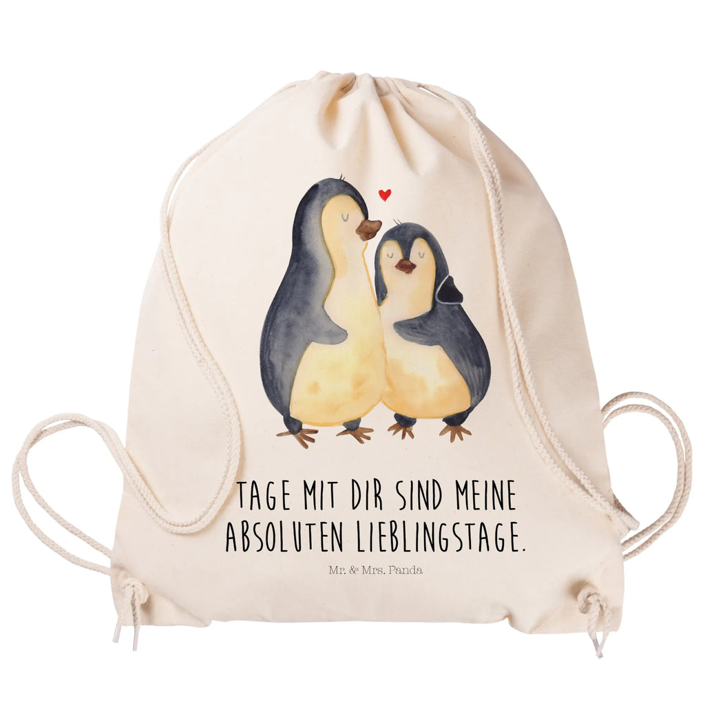 Sportbeutel Pinguin umarmen Sportbeutel, Turnbeutel, Beutel, Sporttasche, Tasche, Stoffbeutel, Sportbeutel Kinder, Gymsack, Beutel Rucksack, Kleine Sporttasche, Sportzubehör, Turnbeutel Baumwolle, Pinguin, Liebe, Liebespaar, Liebesbeweis, Liebesgeschenk, Verlobung, Jahrestag, Hochzeitstag, Hochzeit, Hochzeitsgeschenk