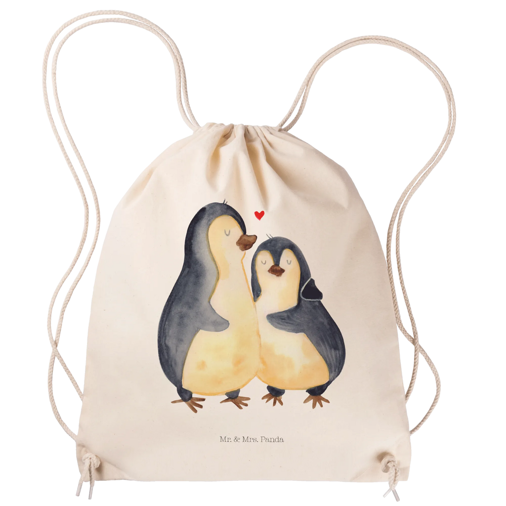 Sportbeutel Pinguin umarmen Sportbeutel, Turnbeutel, Beutel, Sporttasche, Tasche, Stoffbeutel, Sportbeutel Kinder, Gymsack, Beutel Rucksack, Kleine Sporttasche, Sportzubehör, Turnbeutel Baumwolle, Pinguin, Liebe, Liebespaar, Liebesbeweis, Liebesgeschenk, Verlobung, Jahrestag, Hochzeitstag, Hochzeit, Hochzeitsgeschenk