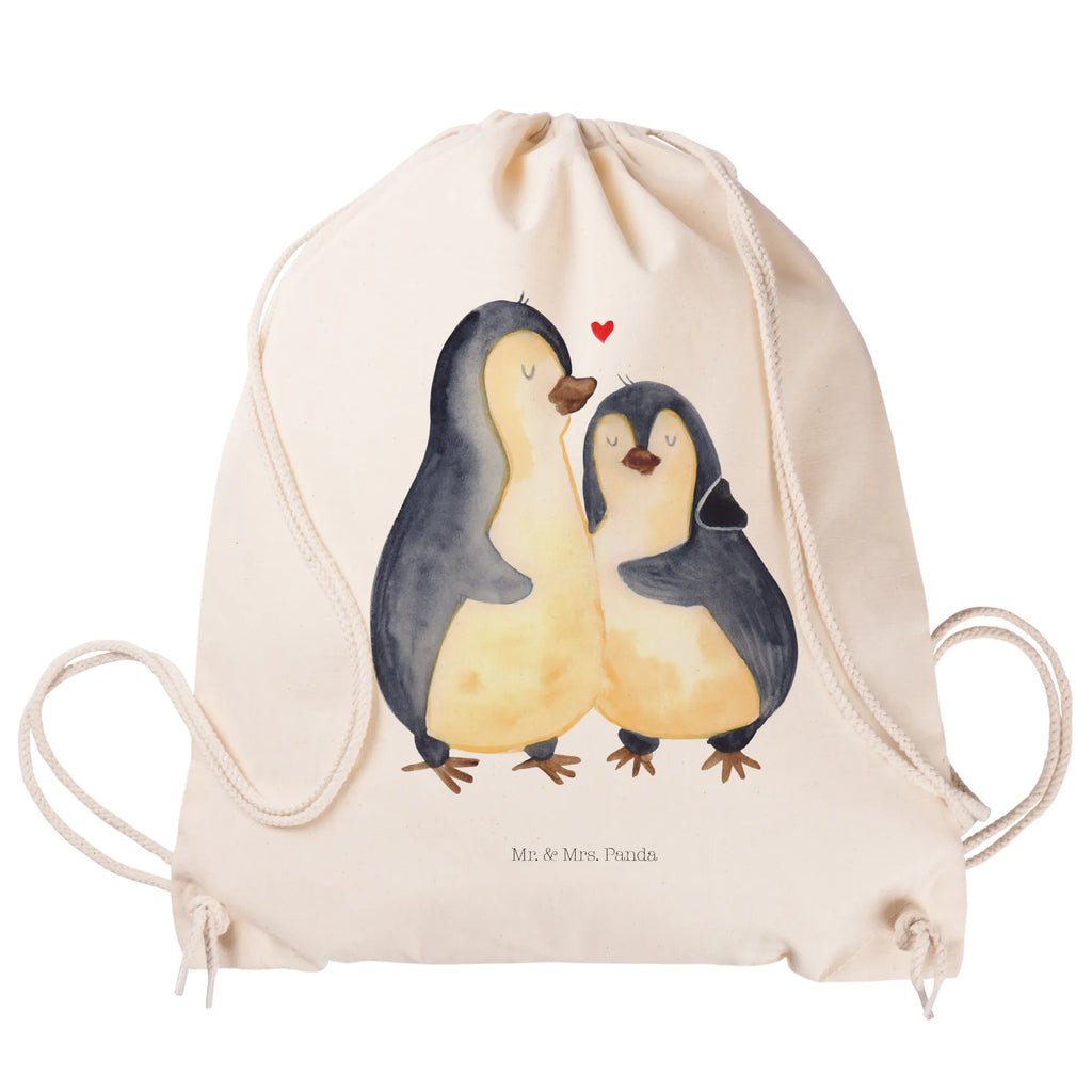 Sportbeutel Pinguin umarmen Sportbeutel, Turnbeutel, Beutel, Sporttasche, Tasche, Stoffbeutel, Sportbeutel Kinder, Gymsack, Beutel Rucksack, Kleine Sporttasche, Sportzubehör, Turnbeutel Baumwolle, Pinguin, Liebe, Liebespaar, Liebesbeweis, Liebesgeschenk, Verlobung, Jahrestag, Hochzeitstag, Hochzeit, Hochzeitsgeschenk