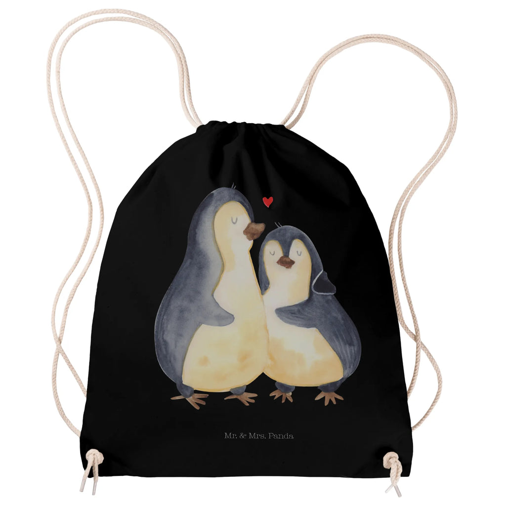 Sportbeutel Pinguin umarmen Sportbeutel, Turnbeutel, Beutel, Sporttasche, Tasche, Stoffbeutel, Sportbeutel Kinder, Gymsack, Beutel Rucksack, Kleine Sporttasche, Sportzubehör, Turnbeutel Baumwolle, Pinguin, Liebe, Liebespaar, Liebesbeweis, Liebesgeschenk, Verlobung, Jahrestag, Hochzeitstag, Hochzeit, Hochzeitsgeschenk