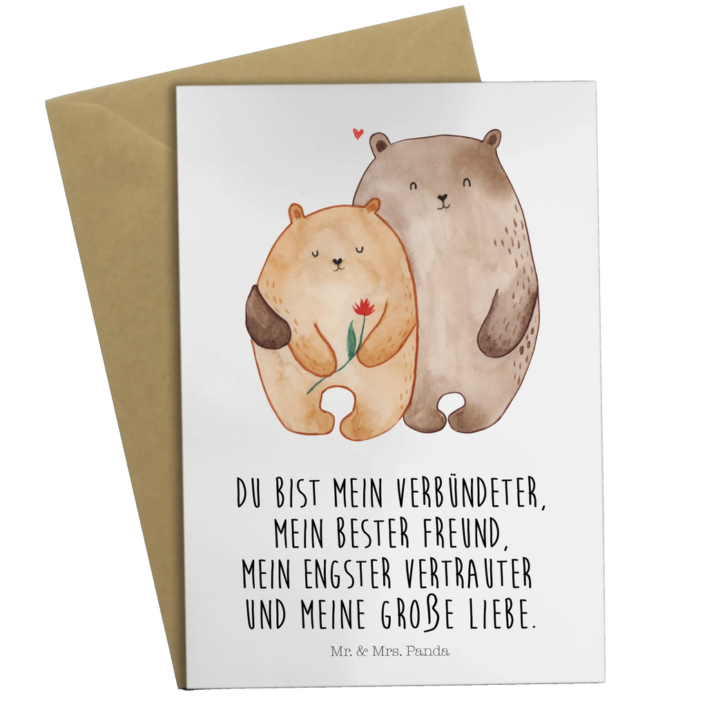 Grußkarte Bären Liebe Grußkarte, Klappkarte, Einladungskarte, Glückwunschkarte, Hochzeitskarte, Geburtstagskarte, Karte, Ansichtskarten, Liebe, Partner, Freund, Freundin, Ehemann, Ehefrau, Heiraten, Verlobung, Heiratsantrag, Liebesgeschenk, Jahrestag, Hocheitstag, Verliebt, Verlobt, Verheiratet, Geschenk Freundin, Geschenk Freund, Liebesbeweis, Hochzeitstag, Geschenk Hochzeit, Bären, Bärchen, Bär