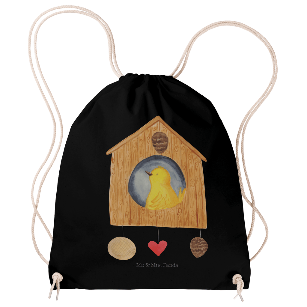 Sportbeutel Vogelhaus Home Sportbeutel, Turnbeutel, Beutel, Sporttasche, Tasche, Stoffbeutel, Sportbeutel Kinder, Gymsack, Beutel Rucksack, Kleine Sporttasche, Sportzubehör, Turnbeutel Baumwolle, Tiermotive, Gute Laune, lustige Sprüche, Tiere, Vogelhaus, Vogel, Home sweet Home, Einzug, Umzug, Geschenk, Einzugsgeschenk, Hausbau, Haus