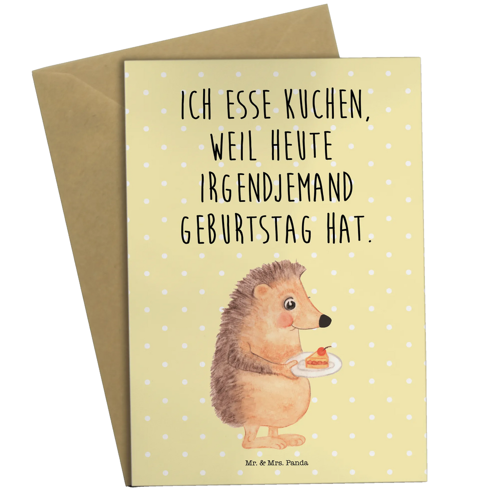 Grußkarte Igel Kuchenstück Grußkarte, Klappkarte, Einladungskarte, Glückwunschkarte, Hochzeitskarte, Geburtstagskarte, Karte, Ansichtskarten, Tiermotive, Gute Laune, lustige Sprüche, Tiere, Igel, Essen Spruch, Kuchen, Backen Geschenk, Kuchen backen, Einladung Party, Geburtstagskuchen, Torte