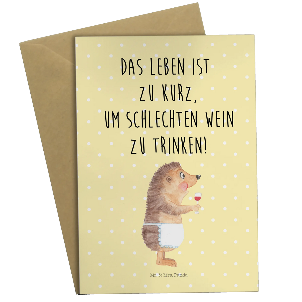 Grußkarte Igel mit Wein Grußkarte, Klappkarte, Einladungskarte, Glückwunschkarte, Hochzeitskarte, Geburtstagskarte, Karte, Ansichtskarten, Tiermotive, Gute Laune, lustige Sprüche, Tiere, Wein Spruch, Igel, Geschenk Weintrinker, Geschenk Weinliebhaber, Wein Deko, Weinglas, Rotwein, Weißwein, Wein trinken