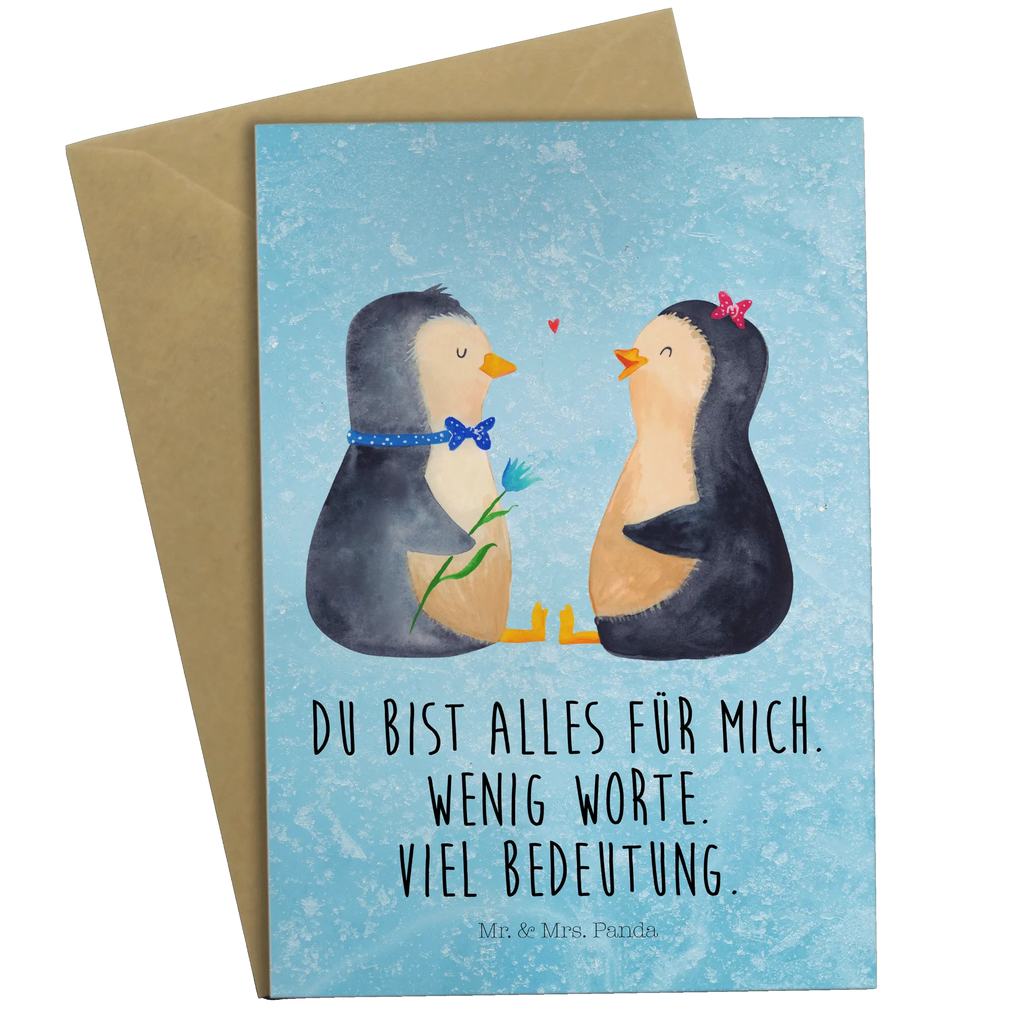 Grußkarte Pinguin Pärchen Grußkarte, Klappkarte, Einladungskarte, Glückwunschkarte, Hochzeitskarte, Geburtstagskarte, Karte, Ansichtskarten, Pinguin, Pinguine, Liebe, Liebespaar, Liebesbeweis, Liebesgeschenk, Verlobung, Jahrestag, Hochzeitstag, Hochzeit, Hochzeitsgeschenk, große Liebe, Traumpaar