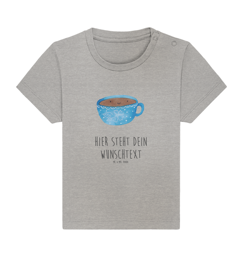 Personalisiertes Baby Shirt Kaffee Tasse Personalisiertes Baby T-Shirt, Personalisiertes Jungen Baby T-Shirt, Personalisiertes Mädchen Baby T-Shirt, Personalisiertes Shirt, Tiermotive, Gute Laune, lustige Sprüche, Tiere, Kaffee, Tasse, Liebe, Geschmack, Genuss, Glücklich