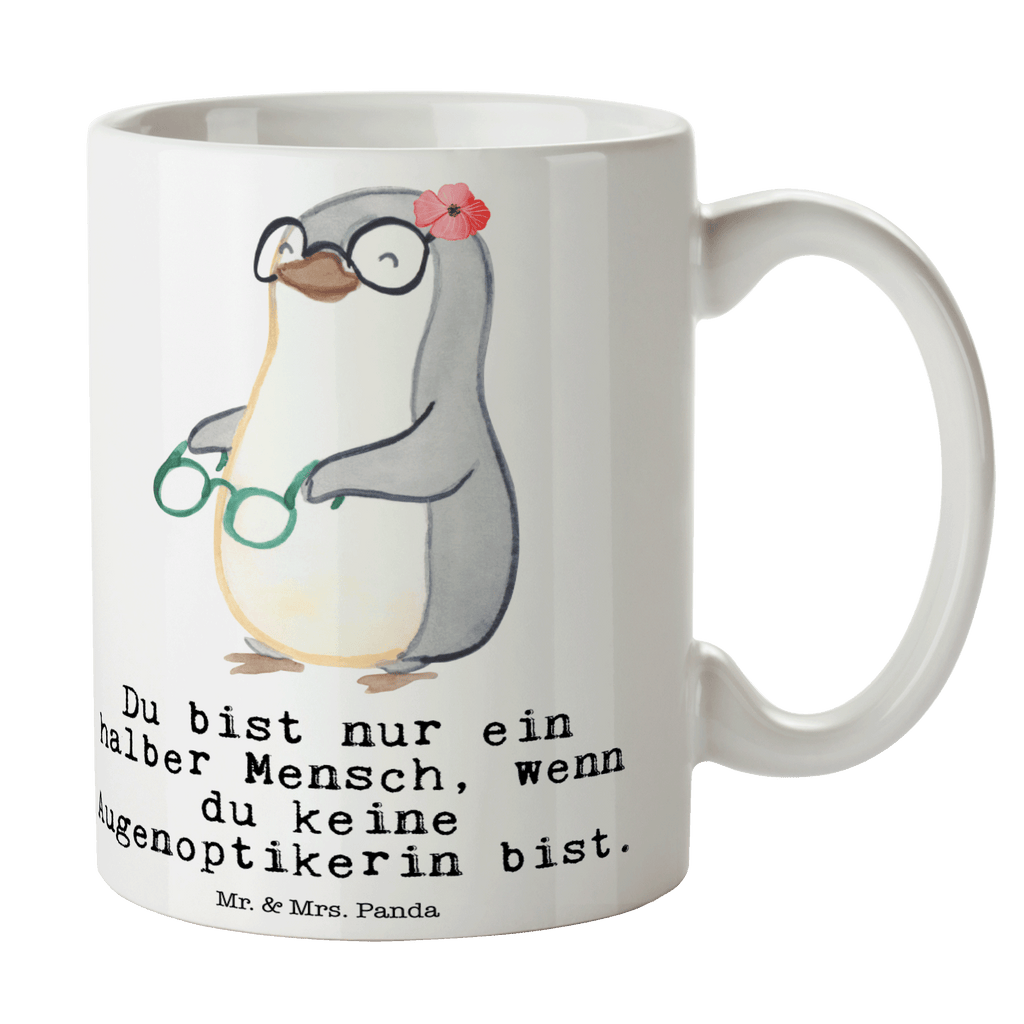 Tasse Augenoptikerin mit Herz Tasse, Kaffeetasse, Teetasse, Becher, Kaffeebecher, Teebecher, Keramiktasse, Porzellantasse, Büro Tasse, Geschenk Tasse, Tasse Sprüche, Tasse Motive, Kaffeetassen, Tasse bedrucken, Designer Tasse, Cappuccino Tassen, Schöne Teetassen, Beruf, Ausbildung, Jubiläum, Abschied, Rente, Kollege, Kollegin, Geschenk, Schenken, Arbeitskollege, Mitarbeiter, Firma, Danke, Dankeschön, Augenoptikerin, Optikerin, Augenärztin, Optometristin, Brillenverkäuferin, Brillengeschäft, Eröffnung