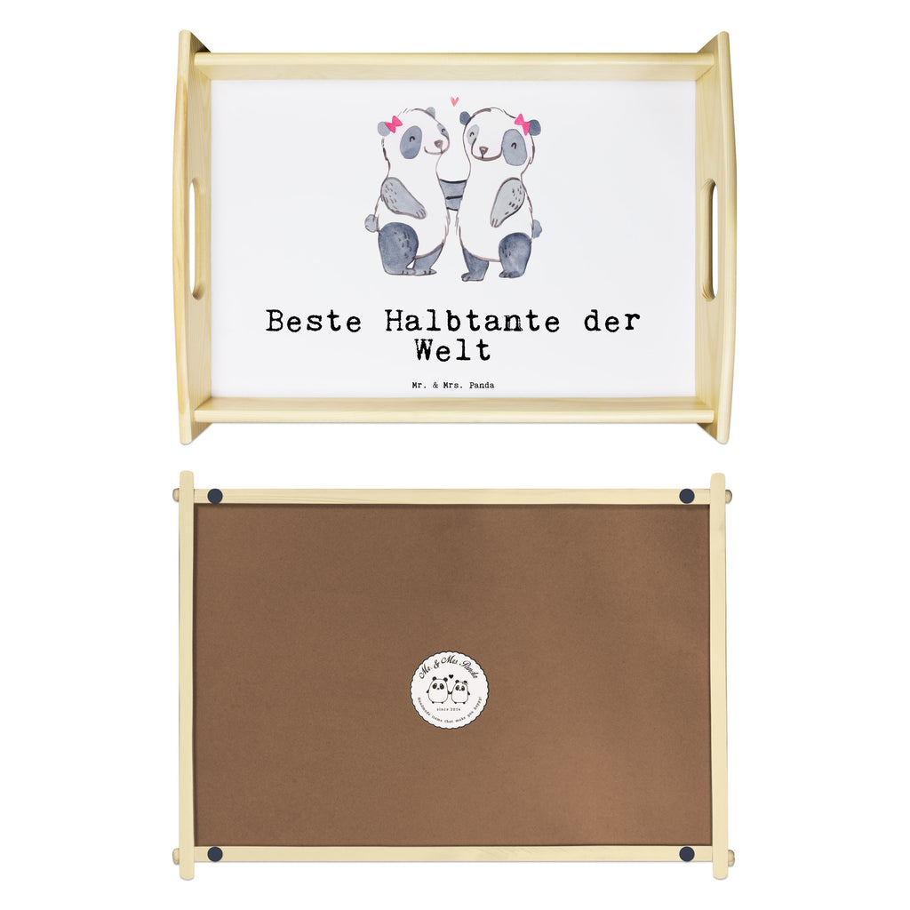 Serviertablett Panda Beste Halbtante der Welt Tablett, Holztablett, Küchentablett, Dekotablett, Frühstückstablett, für, Dankeschön, Geschenk, Schenken, Geburtstag, Geburtstagsgeschenk, Geschenkidee, Danke, Bedanken, Mitbringsel, Freude machen, Geschenktipp, Halbtante, Tante, beste Tante, Stieftante, Stief, Stiefgeschwister, Familie, Kleinigkeit