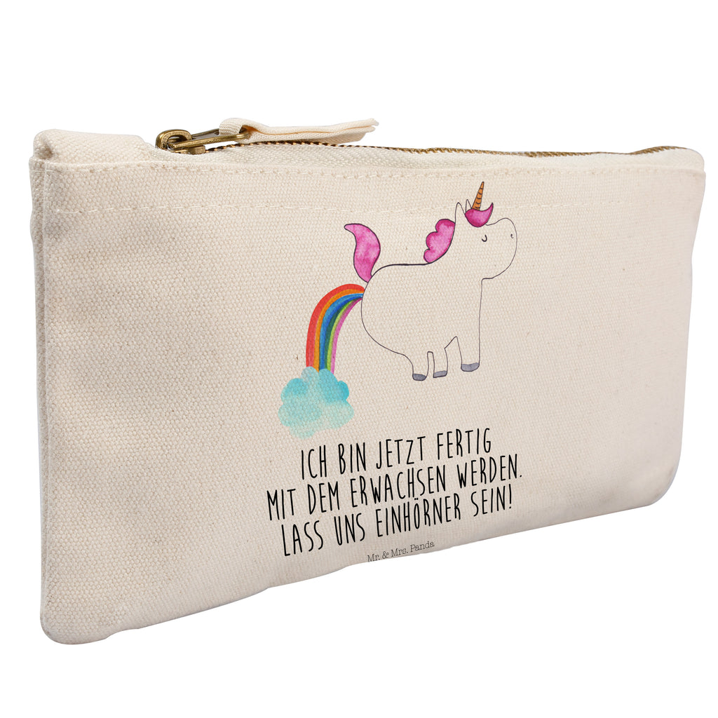 Schminktasche Einhorn Pupsend Schminktasche, Kosmetiktasche, Kosmetikbeutel, Stiftemäppchen, Etui, Federmappe, Makeup, XXL, Schminketui, Kosmetiketui, Schlamperetui, Einhorn, Einhörner, Einhorn Deko, Pegasus, Unicorn, Pups, Regenbogen, Glitzer, Einhornpower, Erwachsenwerden, Spaß, lustig, Freundin