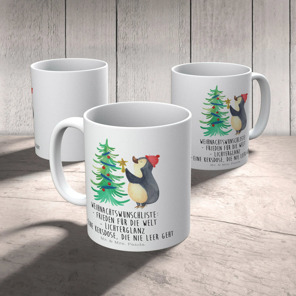 Tasse Pinguin Weihnachtsbaum Tasse, Kaffeetasse, Teetasse, Becher, Kaffeebecher, Teebecher, Keramiktasse, Porzellantasse, Büro Tasse, Geschenk Tasse, Tasse Sprüche, Tasse Motive, Kaffeetassen, Tasse bedrucken, Designer Tasse, Cappuccino Tassen, Schöne Teetassen, Winter, Weihnachten, Weihnachtsdeko, Nikolaus, Advent, Heiligabend, Wintermotiv, Pinguin