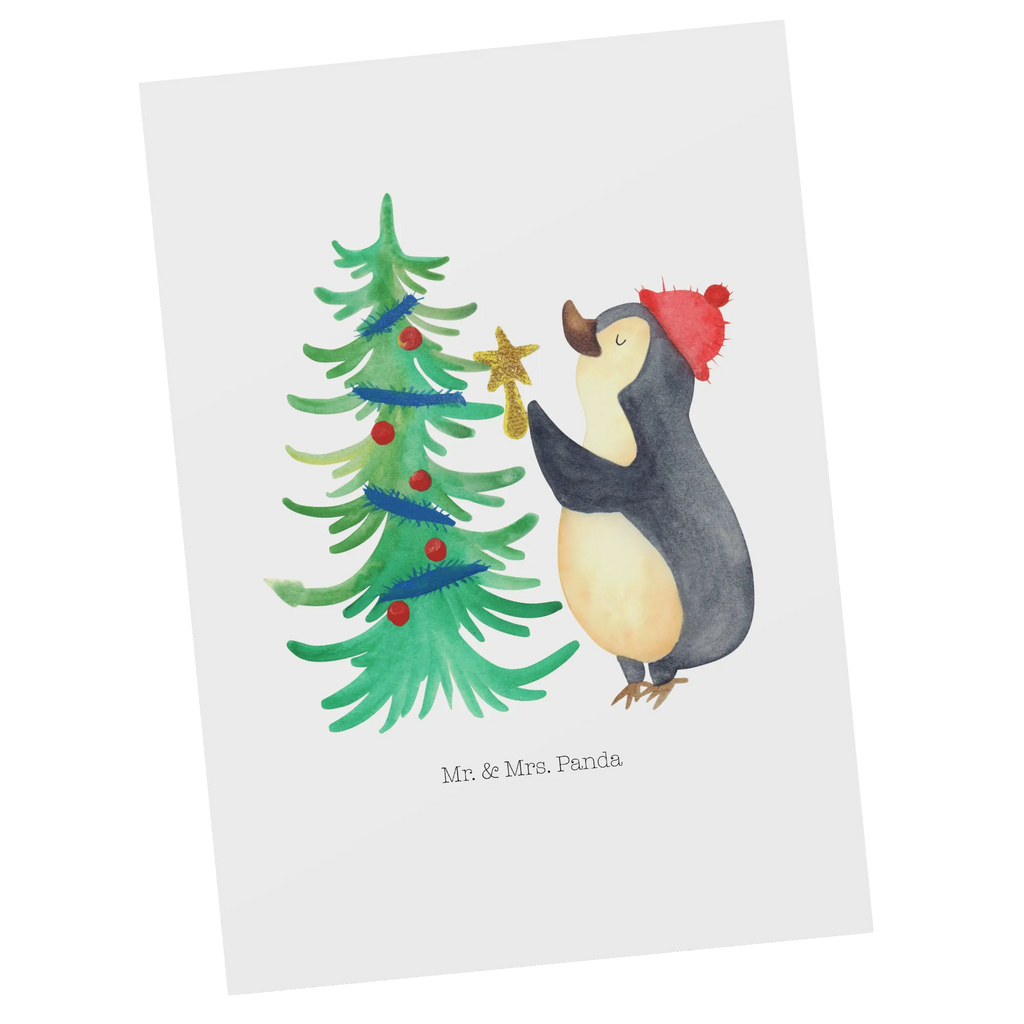 Postkarte Pinguin Weihnachtsbaum Postkarte, Karte, Geschenkkarte, Grußkarte, Einladung, Ansichtskarte, Geburtstagskarte, Einladungskarte, Dankeskarte, Ansichtskarten, Einladung Geburtstag, Einladungskarten Geburtstag, Winter, Weihnachten, Weihnachtsdeko, Nikolaus, Advent, Heiligabend, Wintermotiv, Pinguin