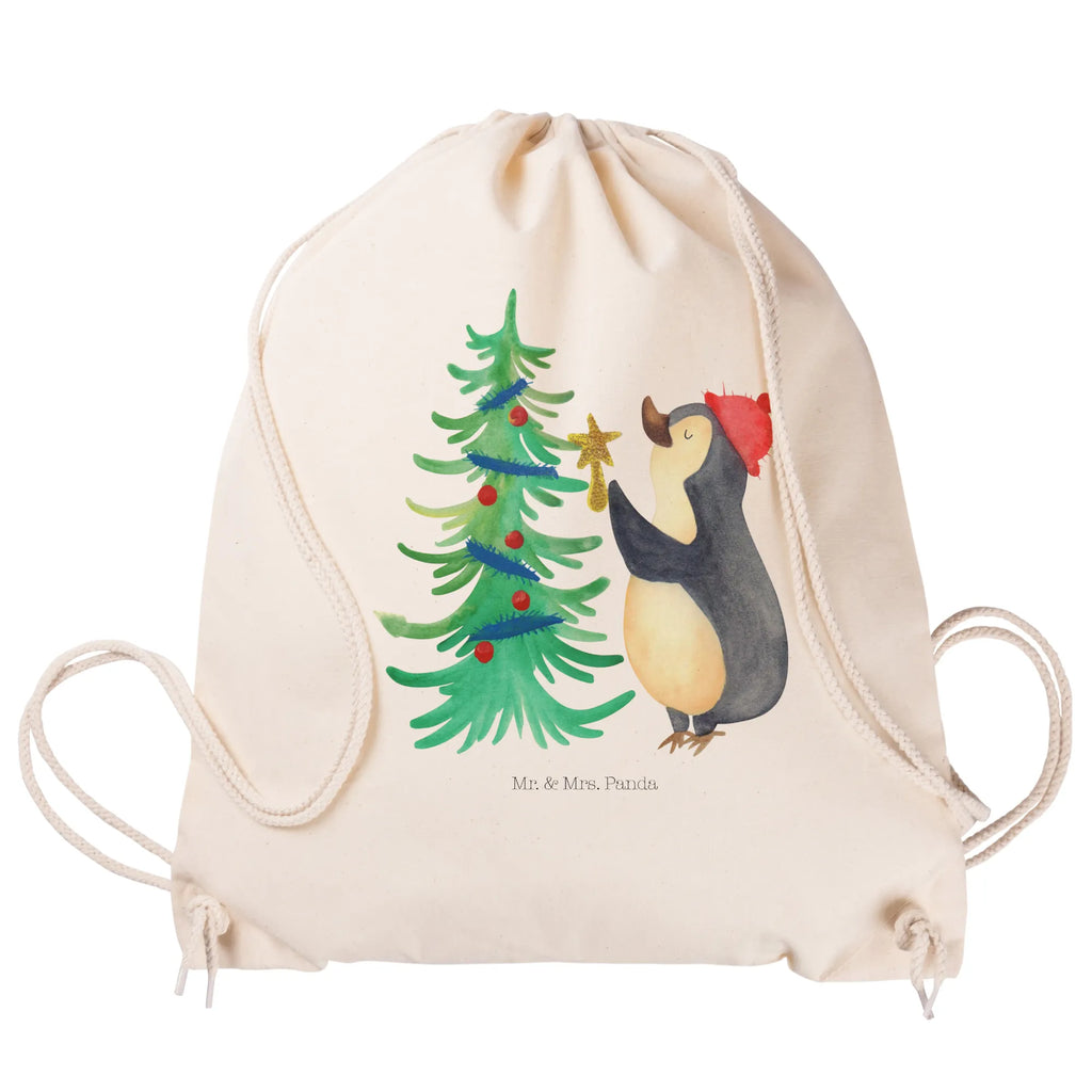 Sportbeutel Pinguin Weihnachtsbaum Sportbeutel, Turnbeutel, Beutel, Sporttasche, Tasche, Stoffbeutel, Sportbeutel Kinder, Gymsack, Beutel Rucksack, Kleine Sporttasche, Sportzubehör, Turnbeutel Baumwolle, Winter, Weihnachten, Weihnachtsdeko, Nikolaus, Advent, Heiligabend, Wintermotiv, Pinguin