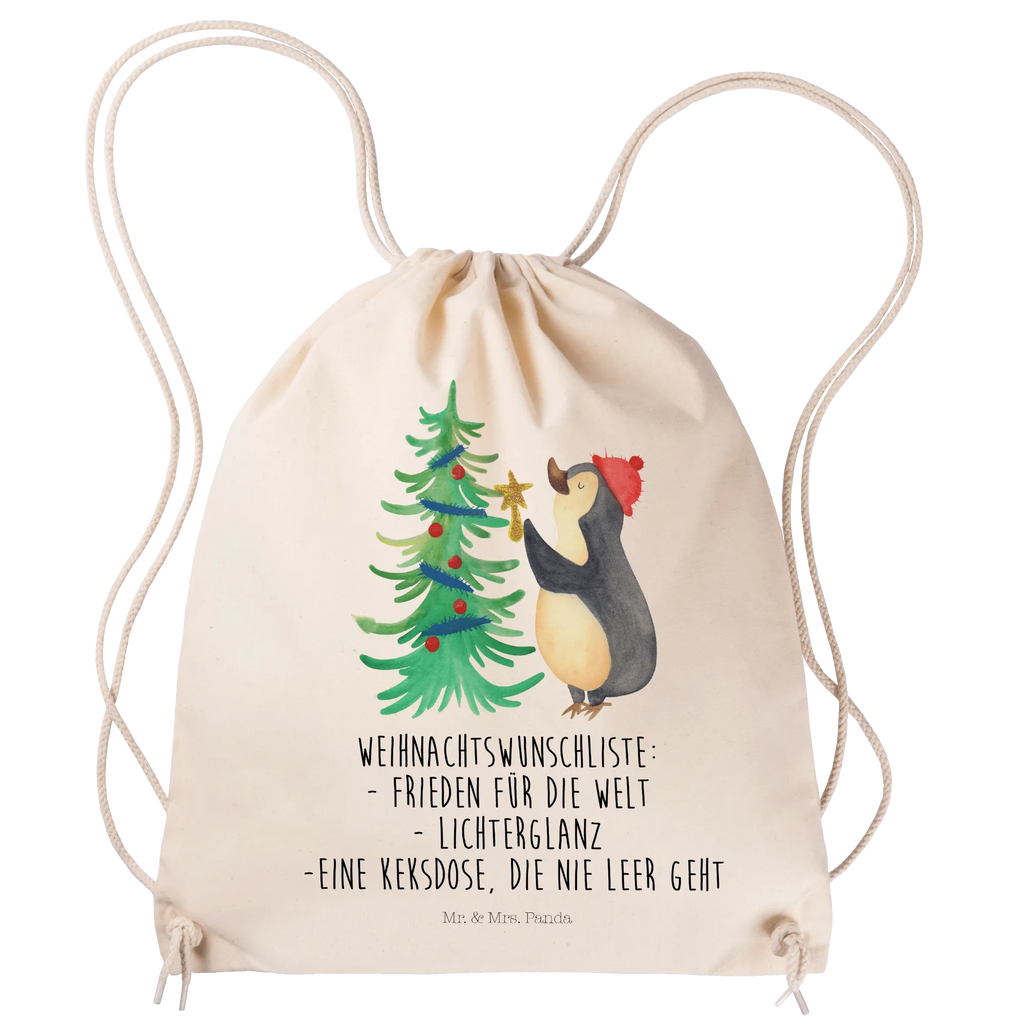 Sportbeutel Pinguin Weihnachtsbaum Sportbeutel, Turnbeutel, Beutel, Sporttasche, Tasche, Stoffbeutel, Sportbeutel Kinder, Gymsack, Beutel Rucksack, Kleine Sporttasche, Sportzubehör, Turnbeutel Baumwolle, Winter, Weihnachten, Weihnachtsdeko, Nikolaus, Advent, Heiligabend, Wintermotiv, Pinguin