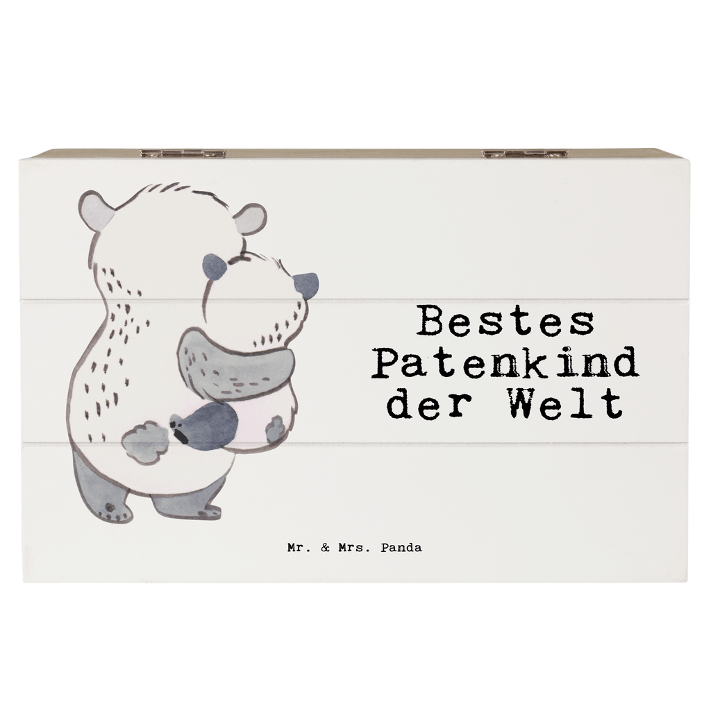 Holzkiste Panda Bestes Patenkind der Welt Holzkiste, Kiste, Schatzkiste, Truhe, Schatulle, XXL, Erinnerungsbox, Erinnerungskiste, Dekokiste, Aufbewahrungsbox, Geschenkbox, Geschenkdose, für, Dankeschön, Geschenk, Schenken, Geburtstag, Geburtstagsgeschenk, Geschenkidee, Danke, Bedanken, Mitbringsel, Freude machen, Geschenktipp, Patenkind, Paten Kind, Pate, Taufe, Taufgeschenk, Patenonkel, Patentante, Tauffeier, Täufling, Nichte, Neffe