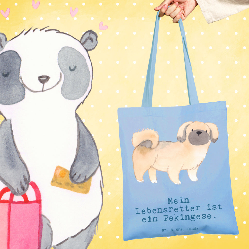 Tragetasche Pekingese Lebensretter Beuteltasche, Beutel, Einkaufstasche, Jutebeutel, Stoffbeutel, Tasche, Shopper, Umhängetasche, Strandtasche, Schultertasche, Stofftasche, Tragetasche, Badetasche, Jutetasche, Einkaufstüte, Laptoptasche, Hund, Hunderasse, Rassehund, Hundebesitzer, Geschenk, Tierfreund, Schenken, Welpe, Pekingese, Pekinese, Peking-Palasthund