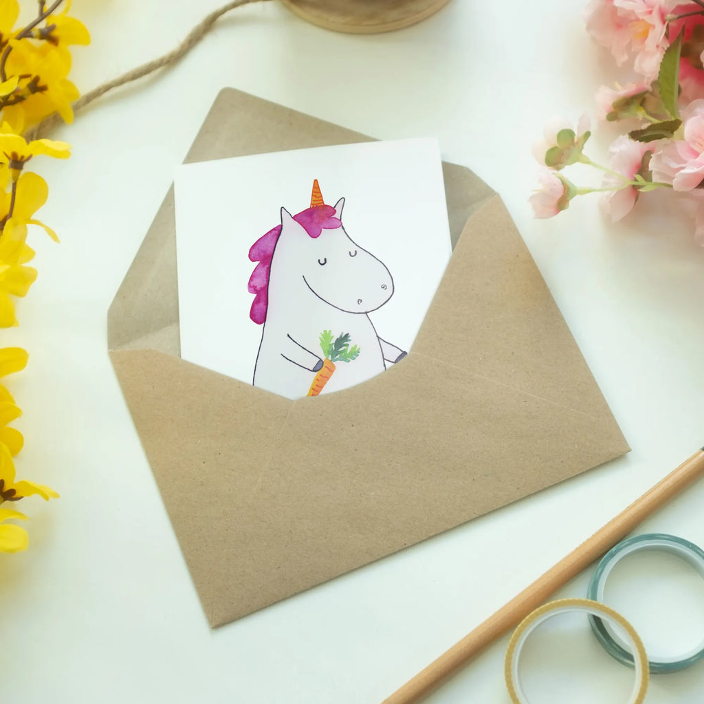 Grußkarte Einhorn Vegan Grußkarte, Klappkarte, Einladungskarte, Glückwunschkarte, Hochzeitskarte, Geburtstagskarte, Karte, Ansichtskarten, Einhorn, Einhörner, Einhorn Deko, Pegasus, Unicorn, vegan, Gesund leben, Vegetariar, Rohkost, Gesund essen, Veganismus, Veganer