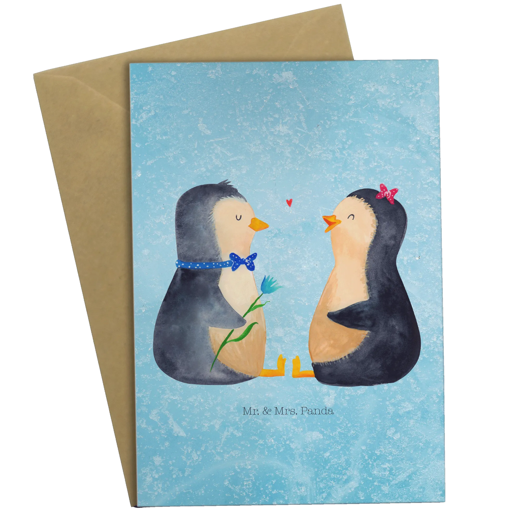 Grußkarte Pinguin Pärchen Grußkarte, Klappkarte, Einladungskarte, Glückwunschkarte, Hochzeitskarte, Geburtstagskarte, Karte, Ansichtskarten, Pinguin, Pinguine, Liebe, Liebespaar, Liebesbeweis, Liebesgeschenk, Verlobung, Jahrestag, Hochzeitstag, Hochzeit, Hochzeitsgeschenk, große Liebe, Traumpaar