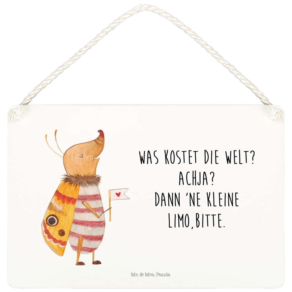 Deko Schild Nachtfalter Fähnchen Dekoschild, Deko Schild, Schild, Tür Schild, Türschild, Holzschild, Wandschild, Wanddeko, Tiermotive, Gute Laune, lustige Sprüche, Tiere, Nachtfalter, Käfer, Spruch lustig, Spruch witzig, süß, niedlich, Küche Deko, Was kostet die Welt