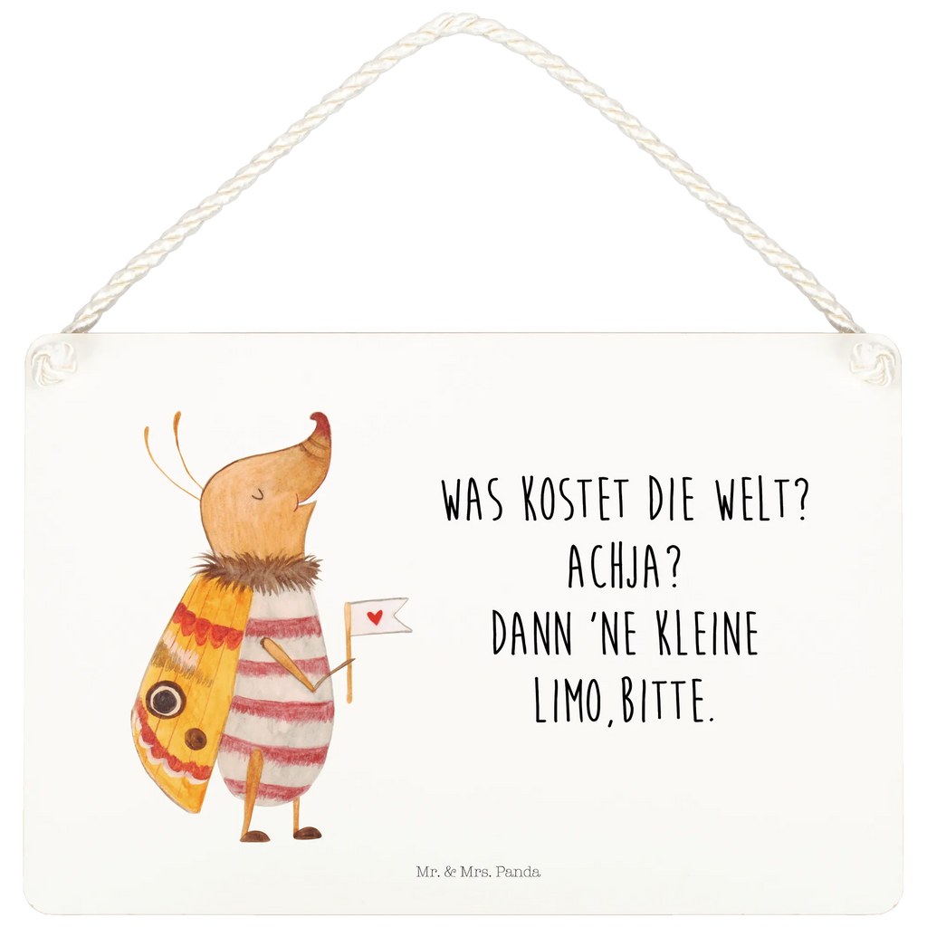 Deko Schild Nachtfalter Fähnchen Dekoschild, Deko Schild, Schild, Tür Schild, Türschild, Holzschild, Wandschild, Wanddeko, Tiermotive, Gute Laune, lustige Sprüche, Tiere, Nachtfalter, Käfer, Spruch lustig, Spruch witzig, süß, niedlich, Küche Deko, Was kostet die Welt