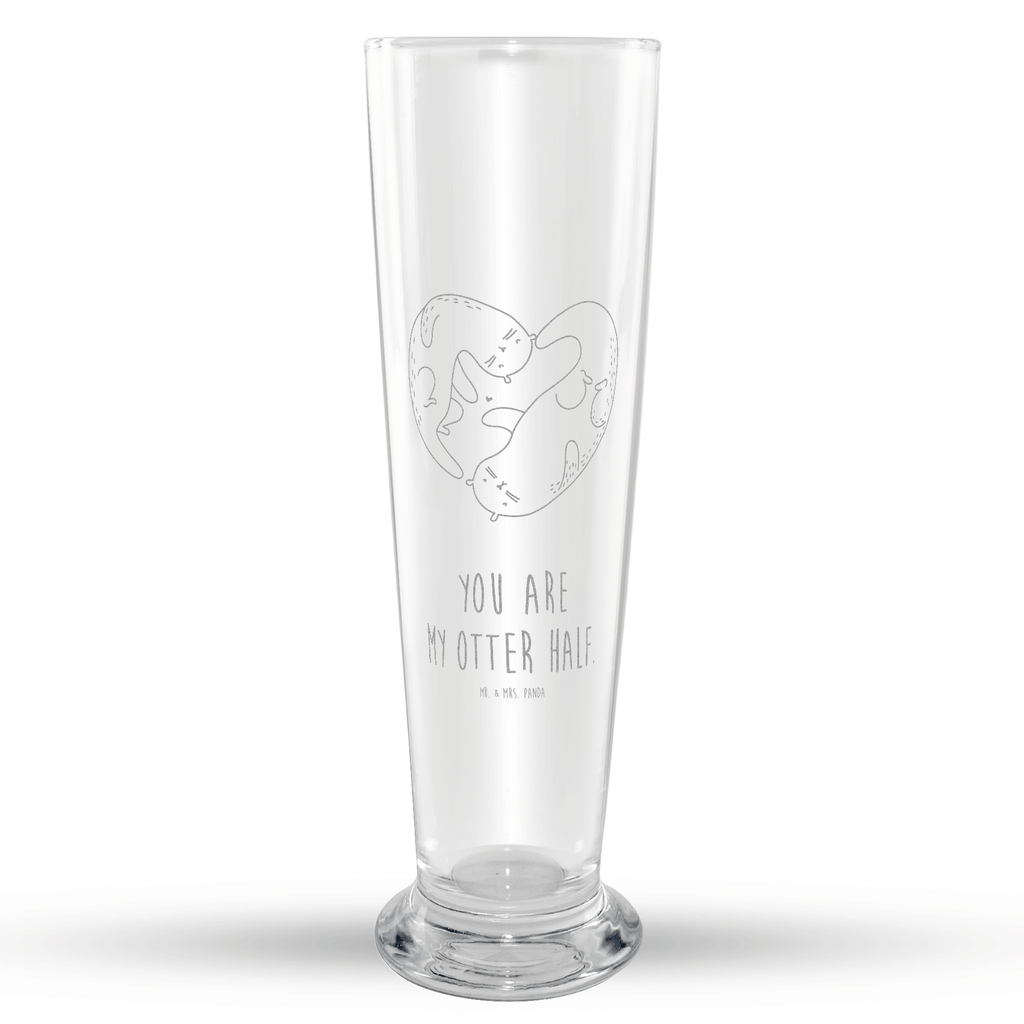 Weizenglas Otter Herz Weizenglas, Weizen Glas, Vatertag, Weizenbier Glas, Weizenbierglas, Otter, Fischotter, Seeotter, Liebe, Herz, Liebesbeweis, Liebesgeschenk, Bessere Hälfte, Love you, Jahrestag, Hochzeitstag, Verlobung, gemeinsames Leben