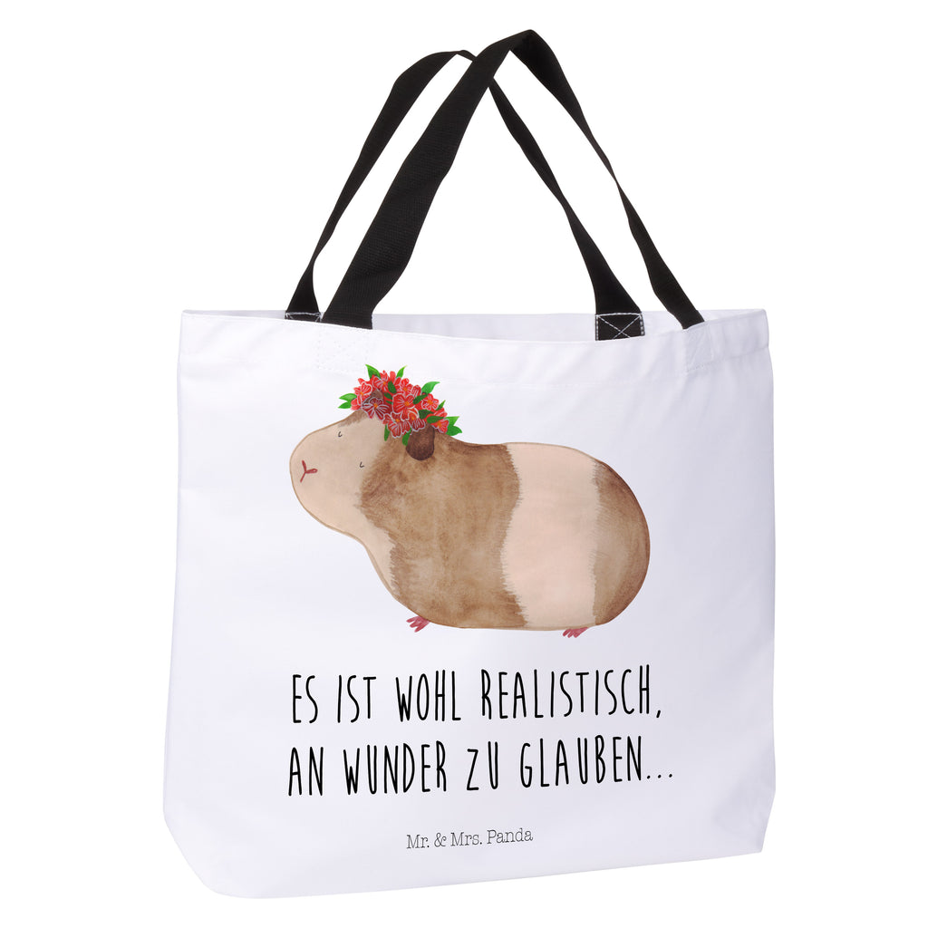 Shopper Meerschweinchen weise Beutel, Einkaufstasche, Tasche, Strandtasche, Einkaufsbeutel, Shopper, Schultasche, Freizeittasche, Tragebeutel, Schulbeutel, Alltagstasche, Tiermotive, Gute Laune, lustige Sprüche, Tiere, Meerschweinchen, Meerie, Meeries, Wunder, Blumenkind, Realität, Spruch, Weisheit, Motivation, Wunderland