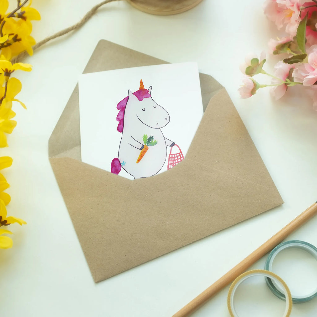 Grußkarte Einhorn Vegan Grußkarte, Klappkarte, Einladungskarte, Glückwunschkarte, Hochzeitskarte, Geburtstagskarte, Karte, Ansichtskarten, Einhorn, Einhörner, Einhorn Deko, Pegasus, Unicorn, vegan, Gesund leben, Vegetariar, Rohkost, Gesund essen, Veganismus, Veganer