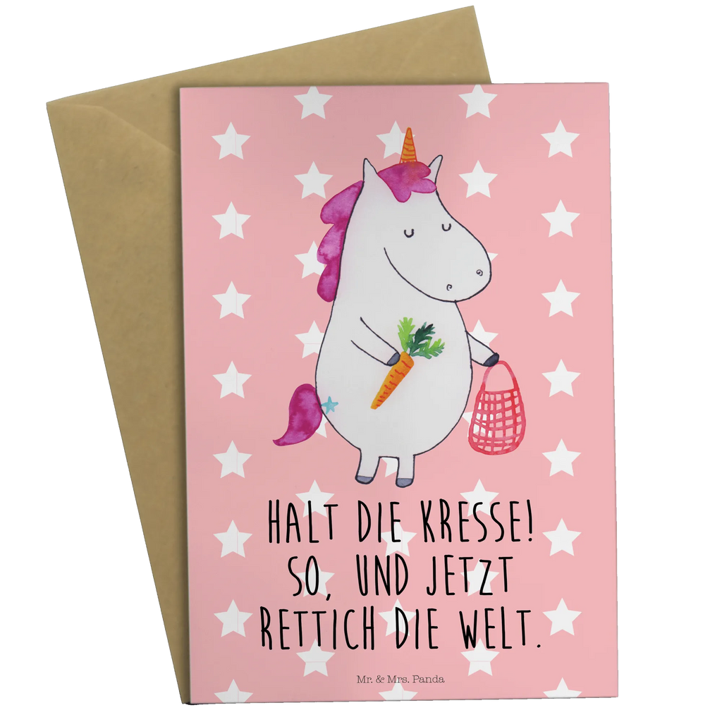 Grußkarte Einhorn Gemüse Grußkarte, Klappkarte, Einladungskarte, Glückwunschkarte, Hochzeitskarte, Geburtstagskarte, Karte, Ansichtskarten, Einhorn, Einhörner, Einhorn Deko, Pegasus, Unicorn, Biomarkt, Gemüse, Wochenmarkt