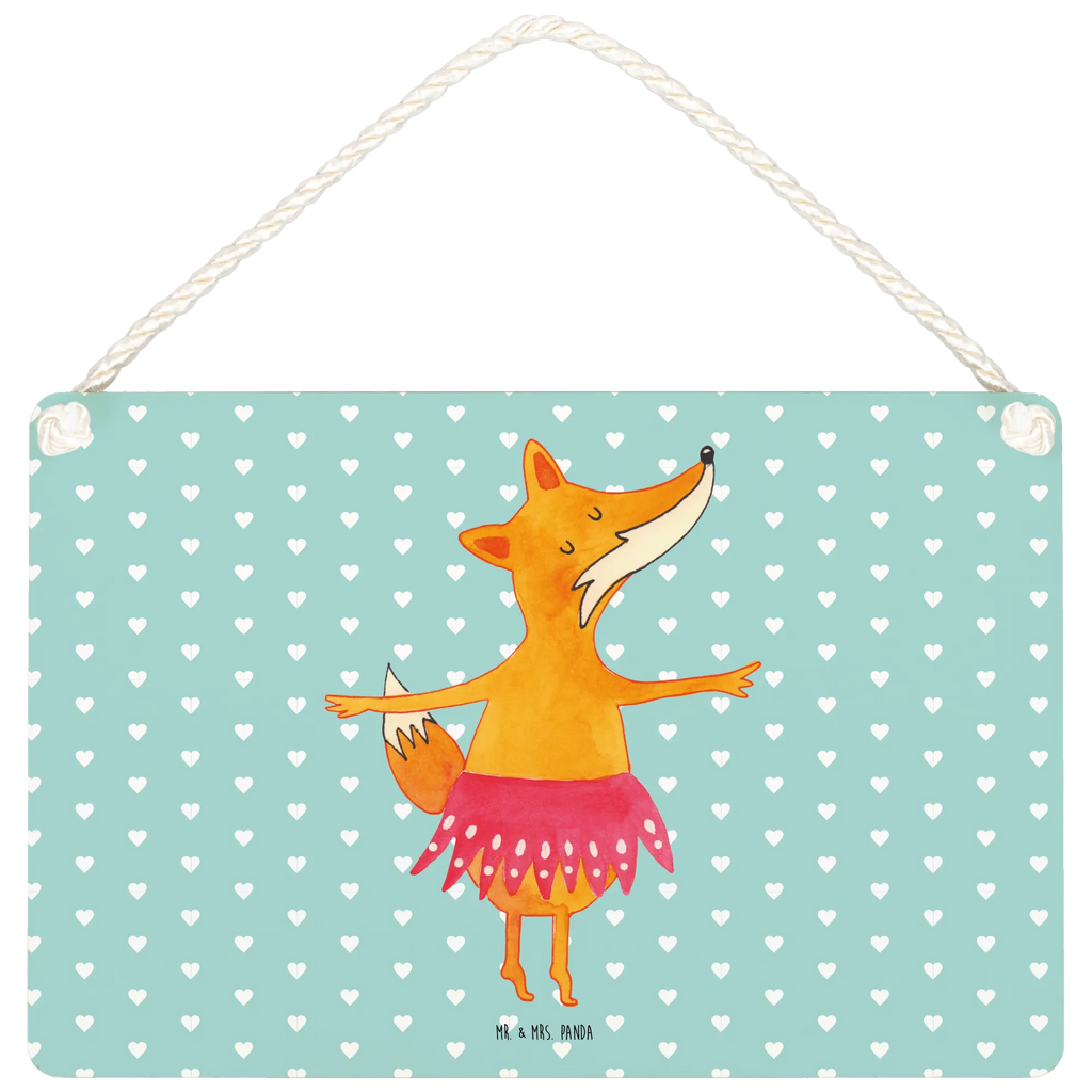 Deko Schild Fuchs Ballerina Dekoschild, Deko Schild, Schild, Tür Schild, Türschild, Holzschild, Wandschild, Wanddeko, Fuchs, Fuchs Spruch, Füchse, Füchsin, Ballerina, Ballett, Tänzerin, Tanzen, Party, Einladung, Geburtstag