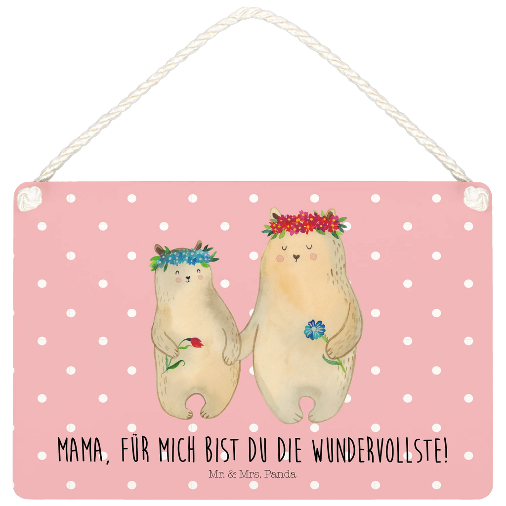 Deko Schild Bären mit Blumenkranz Dekoschild, Deko Schild, Schild, Tür Schild, Türschild, Holzschild, Wandschild, Wanddeko, Familie, Vatertag, Muttertag, Bruder, Schwester, Mama, Papa, Oma, Opa, Bär, Bären, Mutter, Mutti, Mami, Lieblingsmensch, Lieblingsmama, beste Mutter, weltbeste Mama, Geschenk Mama. Muttertag, Tochter, Kind, Kinder, Töchter, Family, Vorbild