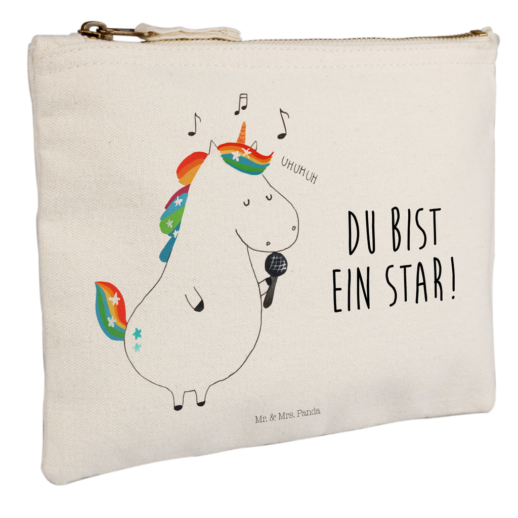 Schminktasche Einhorn Sänger Schminktasche, Kosmetiktasche, Kosmetikbeutel, Stiftemäppchen, Etui, Federmappe, Makeup, XXL, Schminketui, Kosmetiketui, Schlamperetui, Einhorn, Einhörner, Einhorn Deko, Pegasus, Unicorn, Glitzer, Konfetti, Party, Geburtstag, Feier, Fest, Disco, Sängerin, Sänger, Freundin