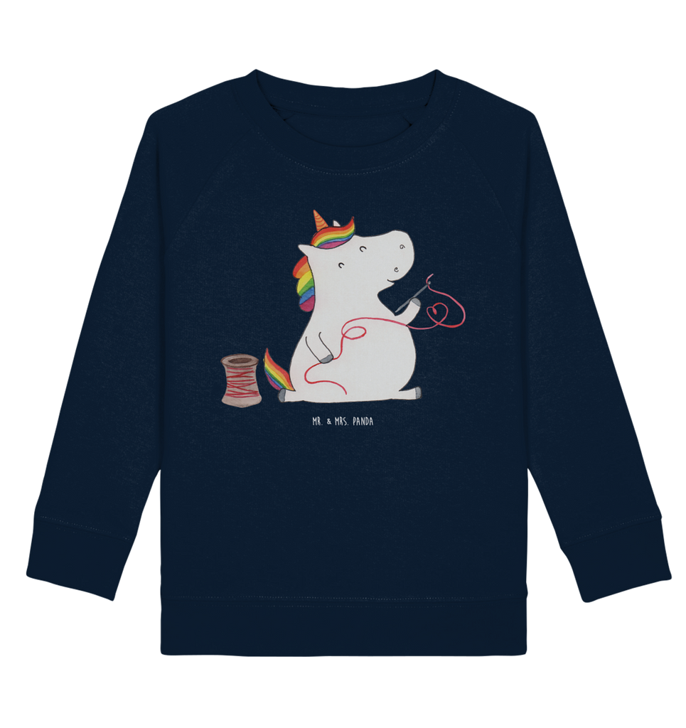 Organic Kinder Pullover Einhorn Näherin Kinder Pullover, Kinder Sweatshirt, Jungen, Mädchen, Einhorn, Einhörner, Einhorn Deko, Pegasus, Unicorn, Näherin, nähen, Freundin, Häkeln, Stricken, basteln, Nähzimmer