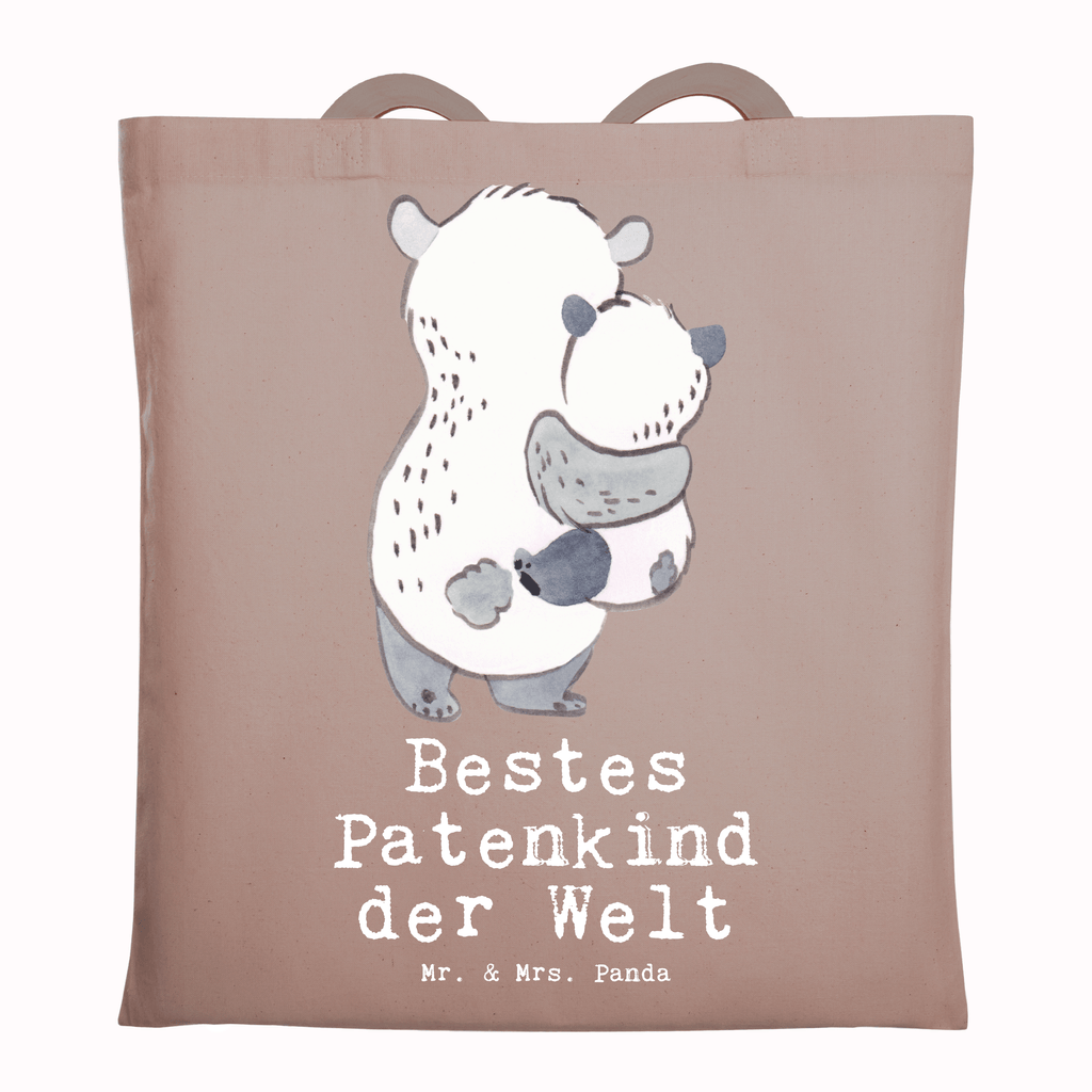 Tragetasche Panda Bestes Patenkind der Welt Beuteltasche, Beutel, Einkaufstasche, Jutebeutel, Stoffbeutel, Tasche, Shopper, Umhängetasche, Strandtasche, Schultertasche, Stofftasche, Tragetasche, Badetasche, Jutetasche, Einkaufstüte, Laptoptasche, für, Dankeschön, Geschenk, Schenken, Geburtstag, Geburtstagsgeschenk, Geschenkidee, Danke, Bedanken, Mitbringsel, Freude machen, Geschenktipp, Patenkind, Paten Kind, Pate, Taufe, Taufgeschenk, Patenonkel, Patentante, Tauffeier, Täufling, Nichte, Neffe