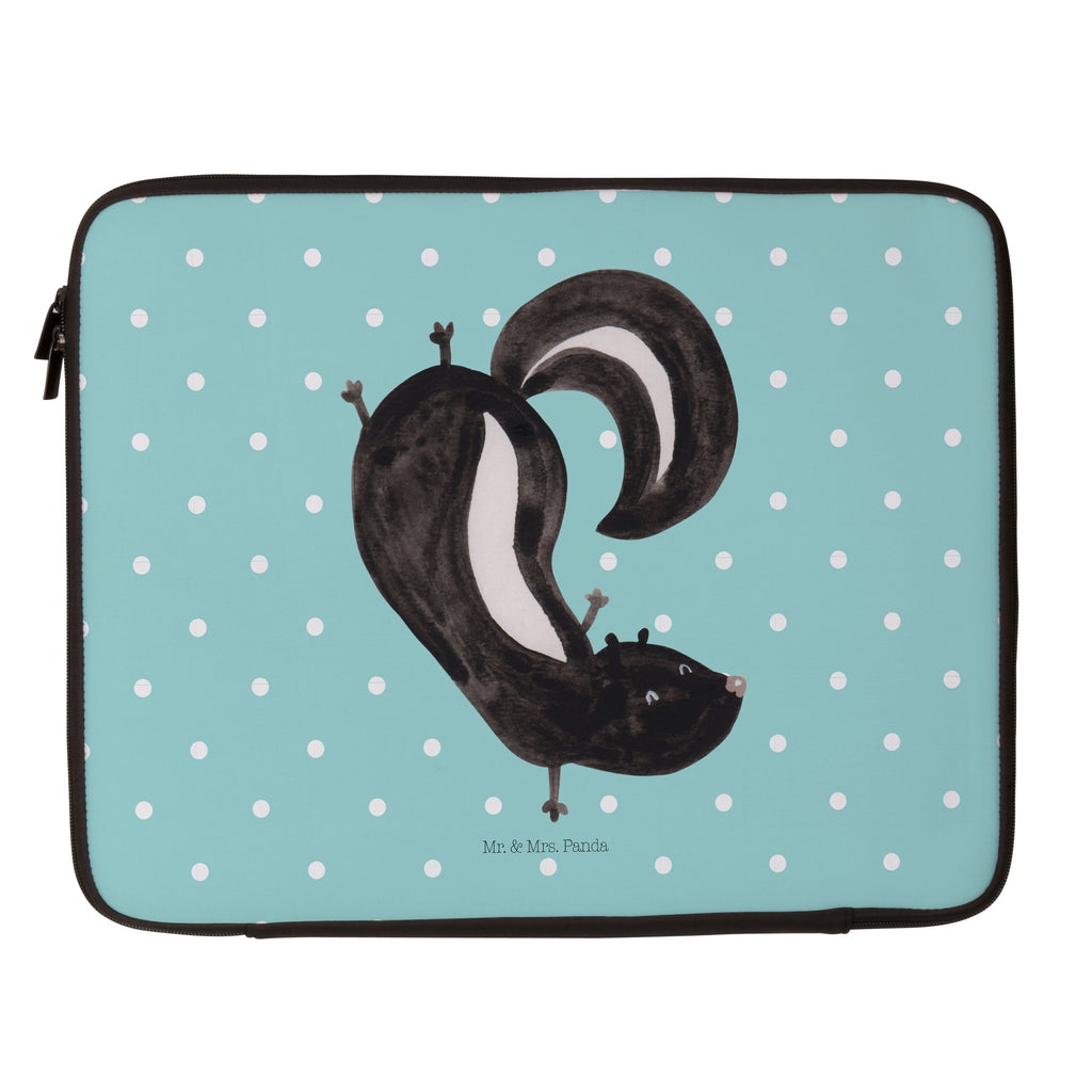 Notebook Tasche Stinktier Handstand Notebook Tasche, Laptop, Computertasche, Tasche, Notebook-Tasche, Notebook-Reisehülle, Notebook Schutz, Stinktier, Skunk, Wildtier, Raubtier, Stinker, Stinki, Spielplatz, verpielt, Kind