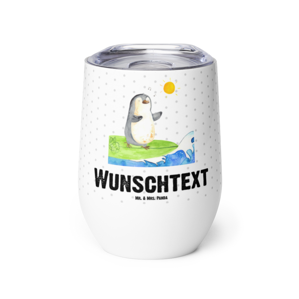 Personalisierter Weinbecher Pinguin Surfer Personalisierter Weinbecher, Personalisierter Glühwein Becher, Heißgetränke, Personalisierter Trinkbecher, Personalisierter Weinkelch, Personalisiertes Weingläser, hochwertiger Weinbecher, Weinbecher Reisen, Weinbecher unterwegs, Personalisertes Sommerglas, mit Namen, Wunschtext, Personalisierung, selbst bedrucken, Personalisiertes Weinglas, Pinguin, Pinguine, surfen, Surfer, Hawaii, Urlaub, Wellen, Wellen reiten, Portugal