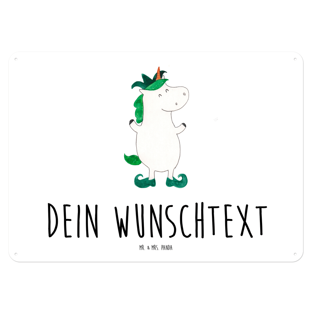 Personalisiertes Blechschild Einhorn Joker Blechschild, Metallschild, Geschenk Schild, Schild, Magnet-Metall-Schild, Deko Schild, Wandschild, Wand-Dekoration, Türschild, Einhorn, Einhörner, Einhorn Deko, Unicorn, Hofnarr, Kasper, Gaukler, Mittelalter