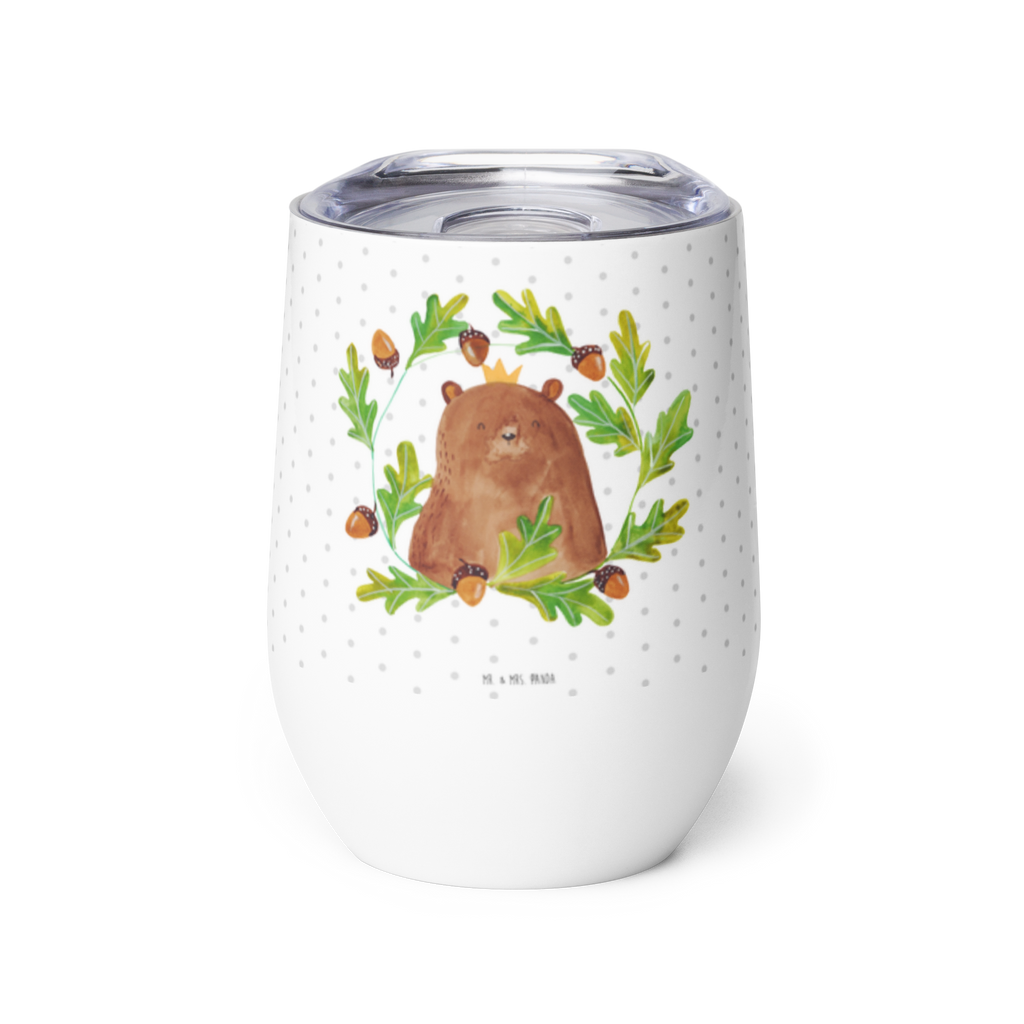 Weinbecher Bär König Weinbecher, Glühwein Becher, Heißgetränke, Trinkbecher, Weinkelch, Weingläser, hochwertiger Weinbecher, Weinbecher Reisen, Weinbecher unterwegs, Thermobecher, Glühweinbecher, Bär, Teddy, Teddybär, Papa, Papa Bär, bester Vater, bester Papa, weltbester Papa, Vatertag, Vater, Dad, Daddy, Papi