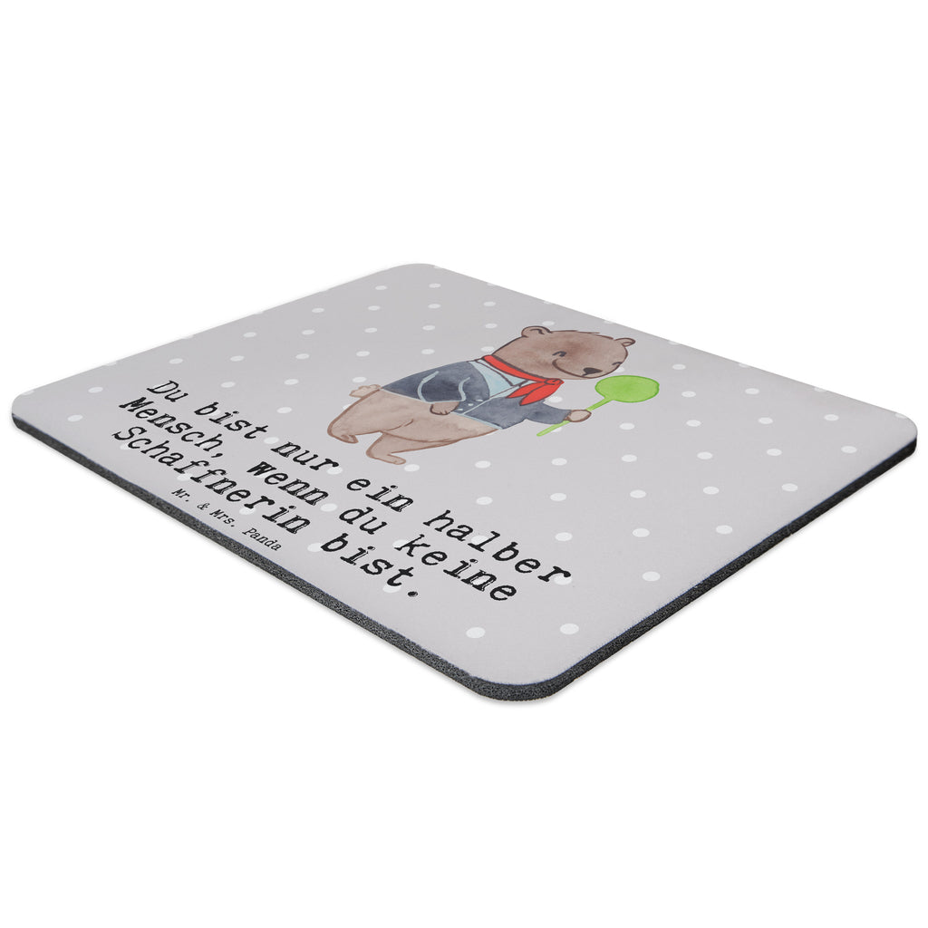 Mauspad Schaffnerin mit Herz Mousepad, Computer zubehör, Büroausstattung, PC Zubehör, Arbeitszimmer, Mauspad, Einzigartiges Mauspad, Designer Mauspad, Mausunterlage, Mauspad Büro, Beruf, Ausbildung, Jubiläum, Abschied, Rente, Kollege, Kollegin, Geschenk, Schenken, Arbeitskollege, Mitarbeiter, Firma, Danke, Dankeschön