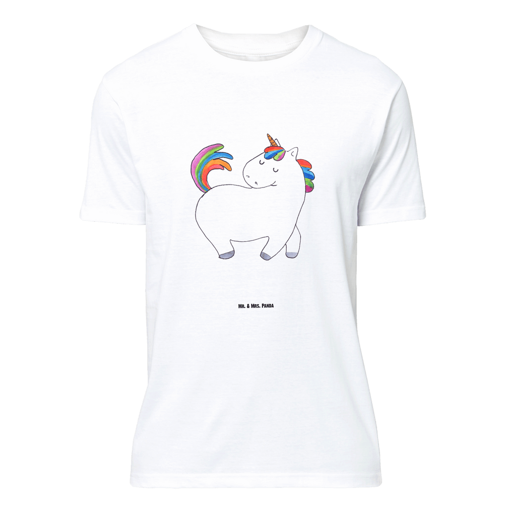 T-Shirt Standard Einhorn stolzierend T-Shirt, Shirt, Tshirt, Lustiges T-Shirt, T-Shirt mit Spruch, Party, Junggesellenabschied, Jubiläum, Geburstag, Herrn, Damen, Männer, Frauen, Schlafshirt, Nachthemd, Sprüche, Einhorn, Einhörner, Einhorn Deko, Pegasus, Unicorn, stolz, anders, bunt, Pferd, Reiter, Reiten, Freundin, Geschenk