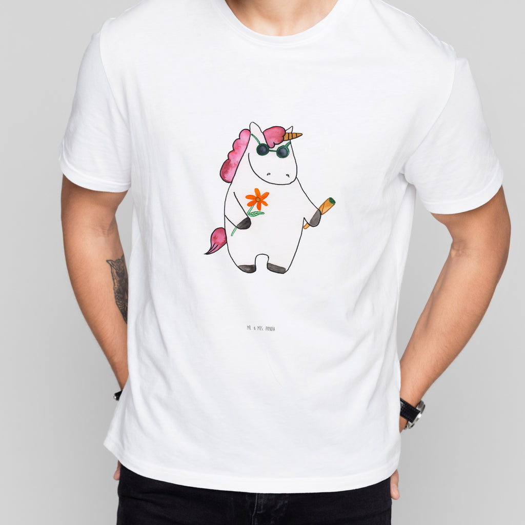 T-Shirt Standard Einhorn Woodstock T-Shirt, Shirt, Tshirt, Lustiges T-Shirt, T-Shirt mit Spruch, Party, Junggesellenabschied, Jubiläum, Geburstag, Herrn, Damen, Männer, Frauen, Schlafshirt, Nachthemd, Sprüche, Einhorn, Einhörner, Einhorn Deko, Pegasus, Unicorn, Kiffen, Joint, Zigarette, Alkohol, Spaß. lustig, witzig, Woodstock