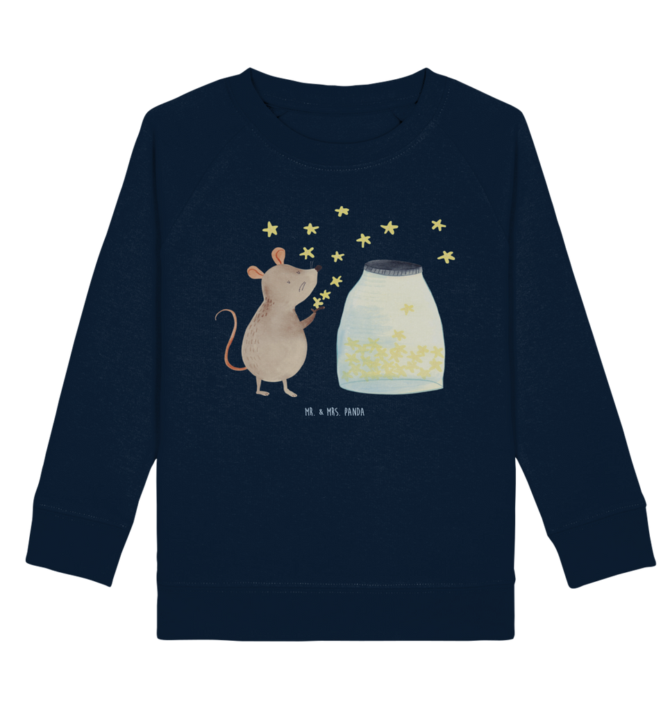 Organic Kinder Pullover Maus Sterne Kinder Pullover, Kinder Sweatshirt, Jungen, Mädchen, Tiermotive, Gute Laune, lustige Sprüche, Tiere, Maus, Sterne, Wunsch, Kind, Taufe, Taufgeschenk, Geburt, Schwangerschaft, erstes Kind, Kindergeburtstag, Geburtstag, Hoffnung, Träume