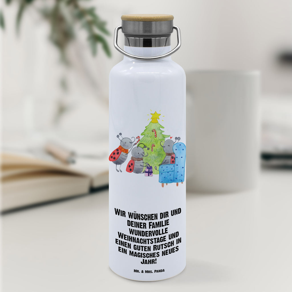 Trinkflasche Weihnachten Smörle Thermosflasche, Isolierflasche, Edelstahl, Trinkflasche, isoliert, Wamrhaltefunktion, Sportflasche, Flasche zum Sport, Sportlerflasche, Winter, Weihnachten, Weihnachtsdeko, Nikolaus, Advent, Heiligabend, Wintermotiv, Weihnachtsbaum, Geschenk, Pfefferminzstange, Tannennadeln