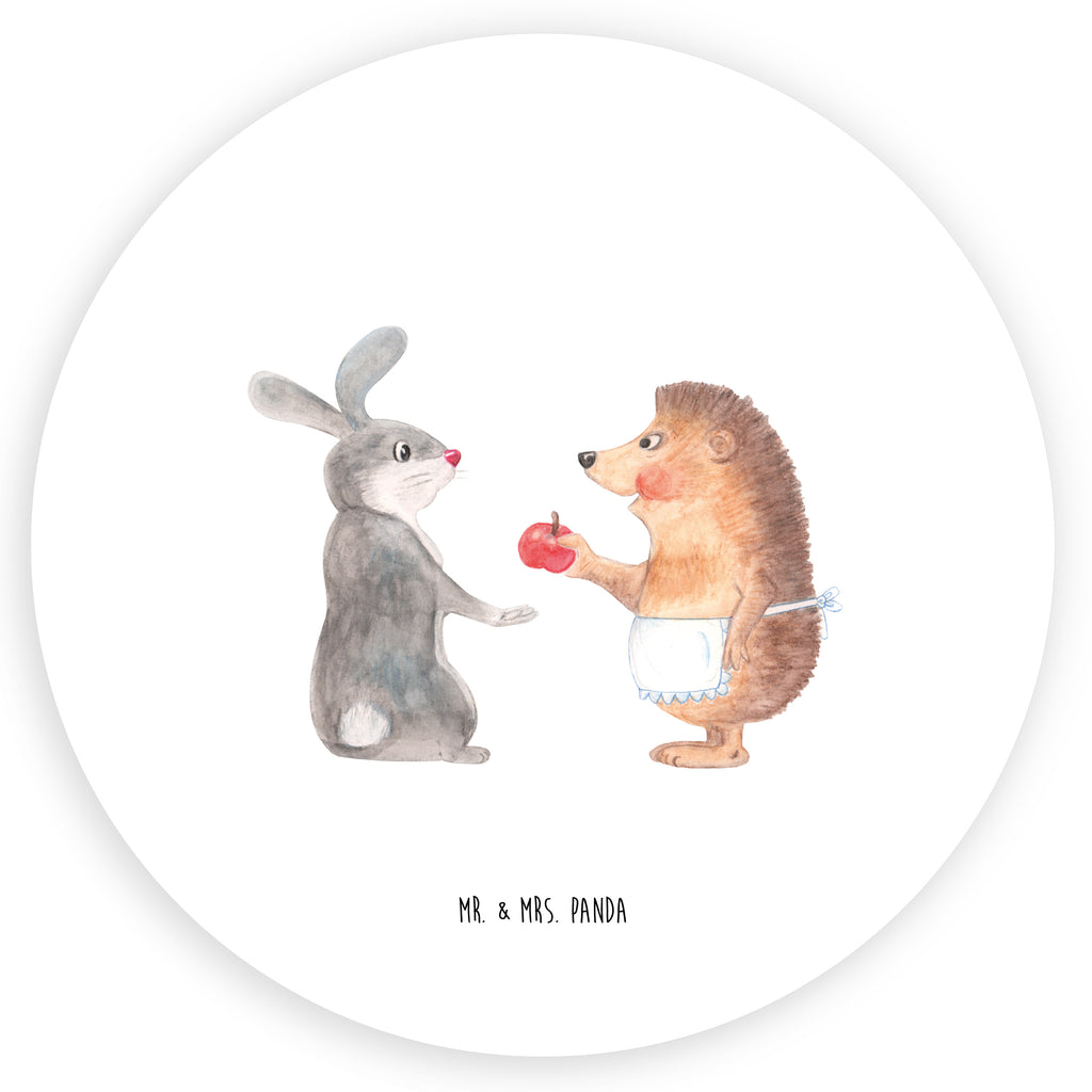 Rund Aufkleber Liebe ist nie ohne Schmerz Sticker, Aufkleber, Etikett, Tiermotive, Gute Laune, lustige Sprüche, Tiere, Igel und Hase, Igel, Hase, Liebe Spruch, Liebeskummer Geschenk, Herzschmerz, Trösten, Trennungsschmerz, Spruch romantisch