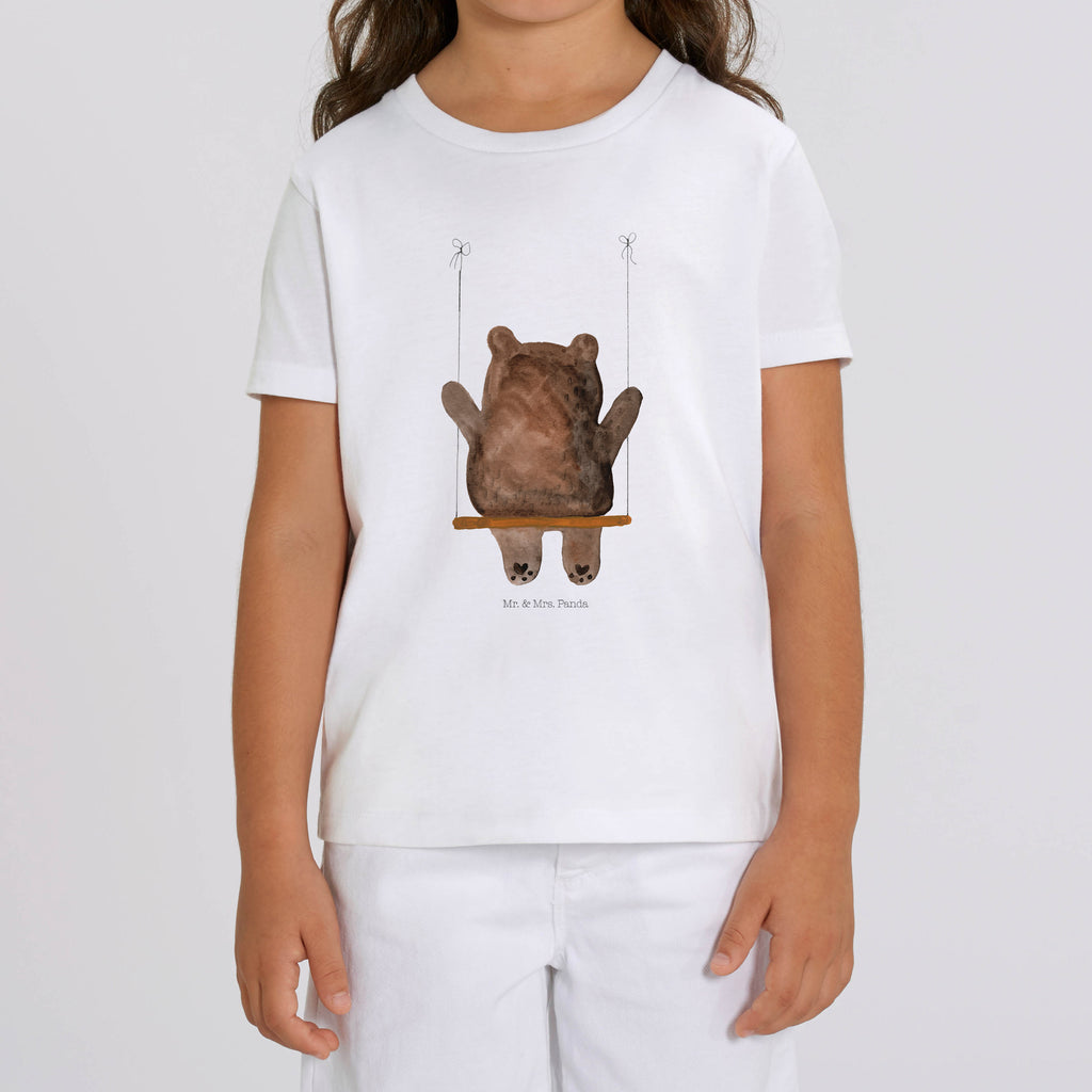 Organic Kinder T-Shirt Bär und Hase Umarmen Kinder T-Shirt, Kinder T-Shirt Mädchen, Kinder T-Shirt Jungen, Liebe, Partner, Freund, Freundin, Ehemann, Ehefrau, Heiraten, Verlobung, Heiratsantrag, Liebesgeschenk, Jahrestag, Hocheitstag, Freunde, bester Freund, Hase, Bär, Bärchen, best friends