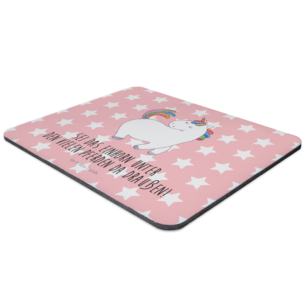 Mauspad Einhorn stolzierend Mousepad, Computer zubehör, Büroausstattung, PC Zubehör, Arbeitszimmer, Mauspad, Einzigartiges Mauspad, Designer Mauspad, Mausunterlage, Mauspad Büro, Einhorn, Einhörner, Einhorn Deko, Pegasus, Unicorn, stolz, anders, bunt, Pferd, Reiter, Reiten, Freundin, Geschenk