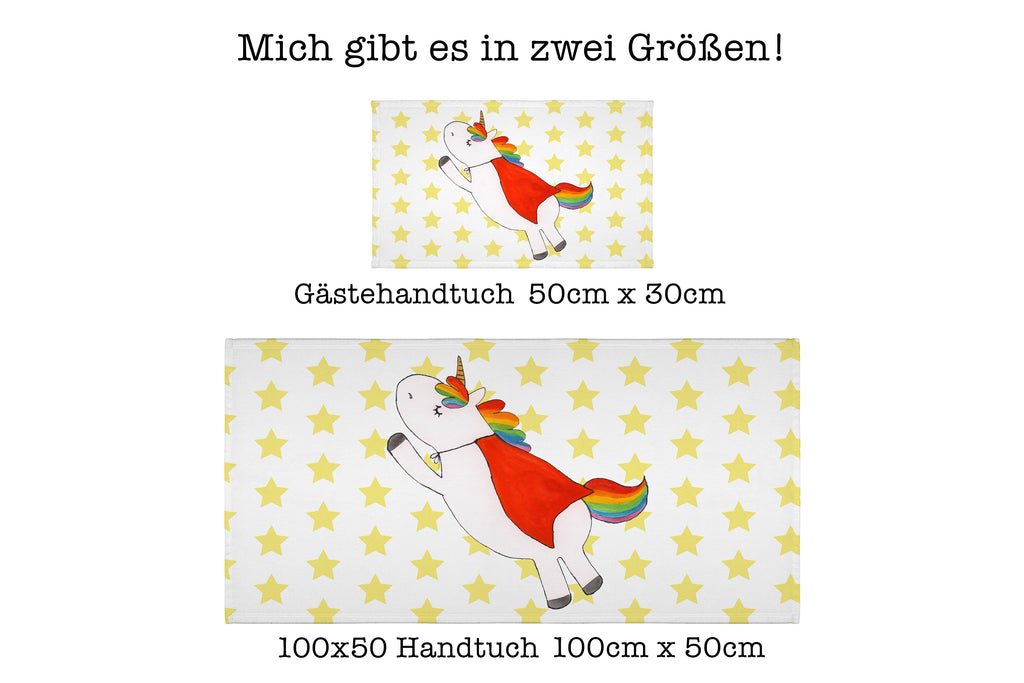 Handtuch Einhorn Super Gästetuch, Reisehandtuch, Sport Handtuch, Frottier, Kinder Handtuch, Einhorn, Einhörner, Einhorn Deko, Pegasus, Unicorn, Traummann, Superheld, Held, Freundin, Geschenk, Girl, Mädchen