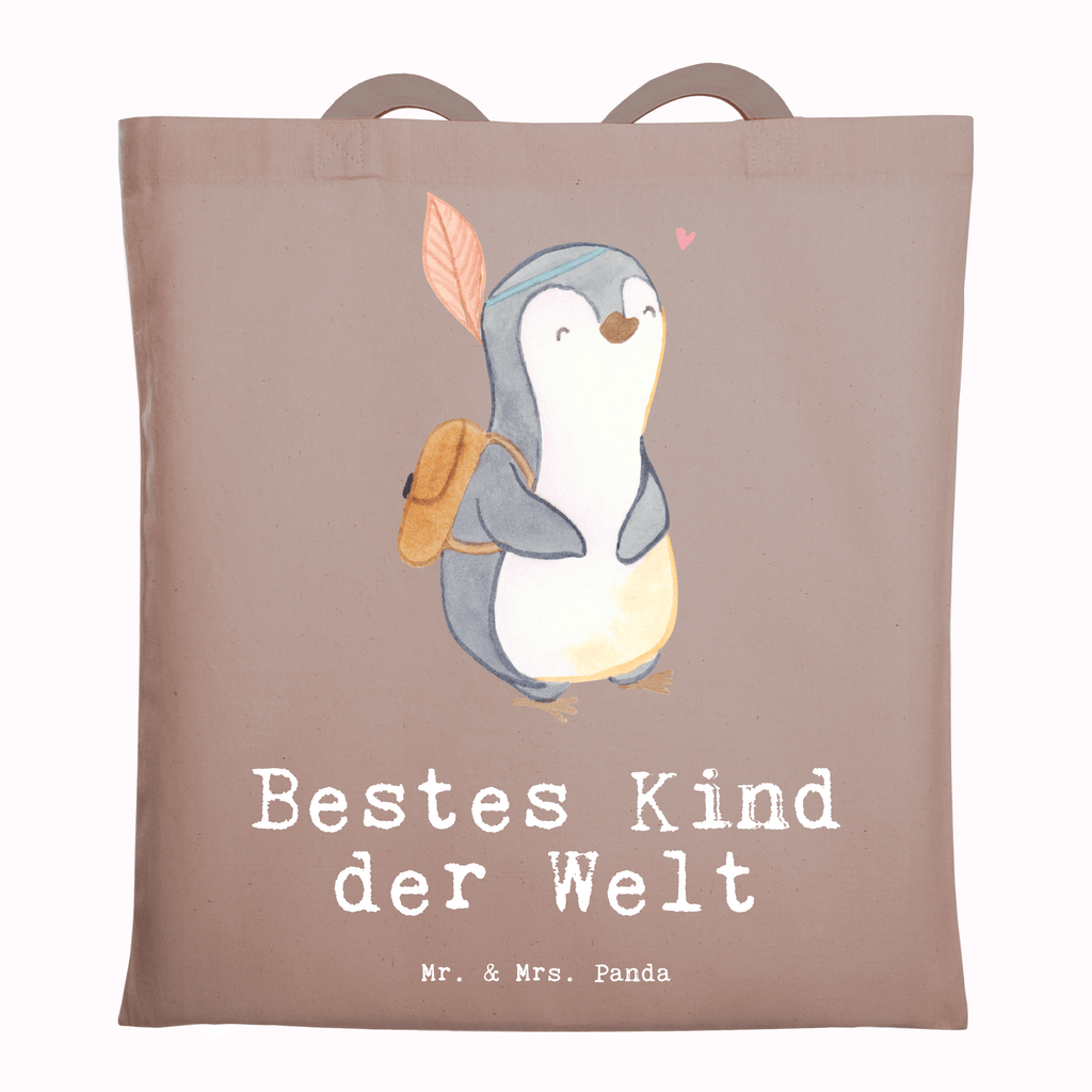 Tragetasche Pinguin Bestes Kind der Welt Beuteltasche, Beutel, Einkaufstasche, Jutebeutel, Stoffbeutel, Tasche, Shopper, Umhängetasche, Strandtasche, Schultertasche, Stofftasche, Tragetasche, Badetasche, Jutetasche, Einkaufstüte, Laptoptasche, für, Dankeschön, Geschenk, Schenken, Geburtstag, Geburtstagsgeschenk, Geschenkidee, Danke, Bedanken, Mitbringsel, Freude machen, Geschenktipp, Kinder, Kind, Kid, Kids, Kiddy, Bestes, Tochter, Sohn, Nachwuchs, Geburt, Liebling, Taufe